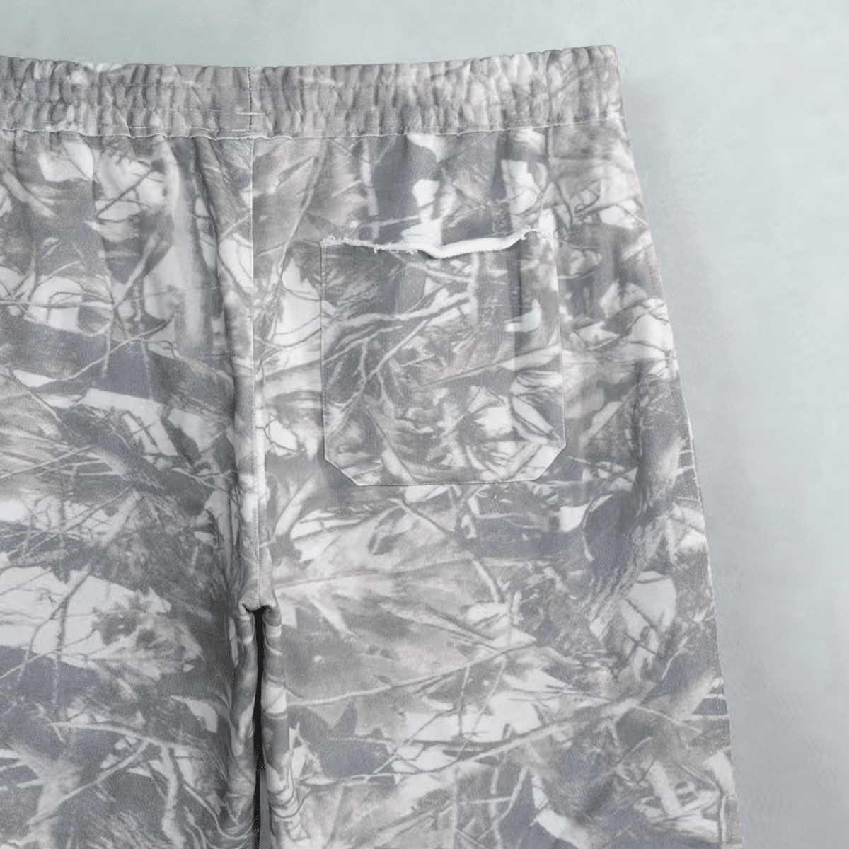 Unisex Heavyweight 100% Cotton French Terry Camo Shorts (400GSM)