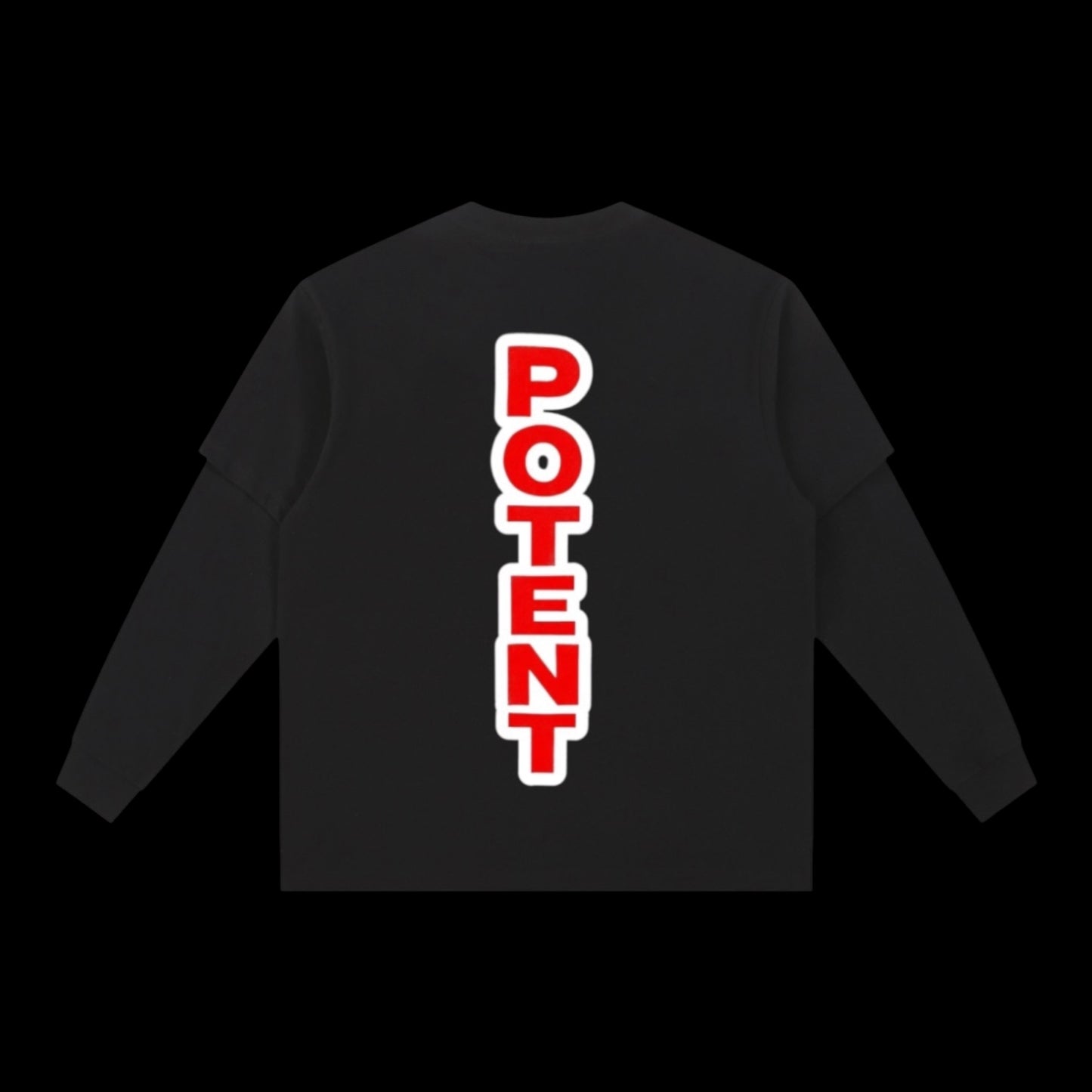 Layered Long Sleeve Oversized Tee