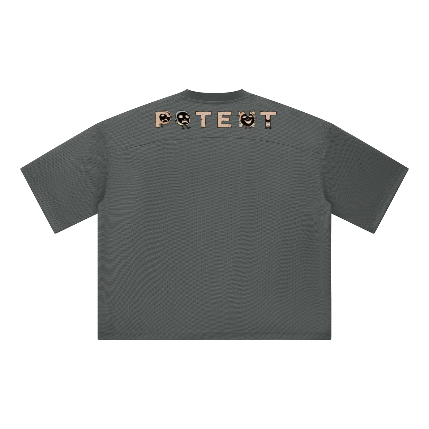 Unisex Boxy Mesh Crewneck T-Shirt
