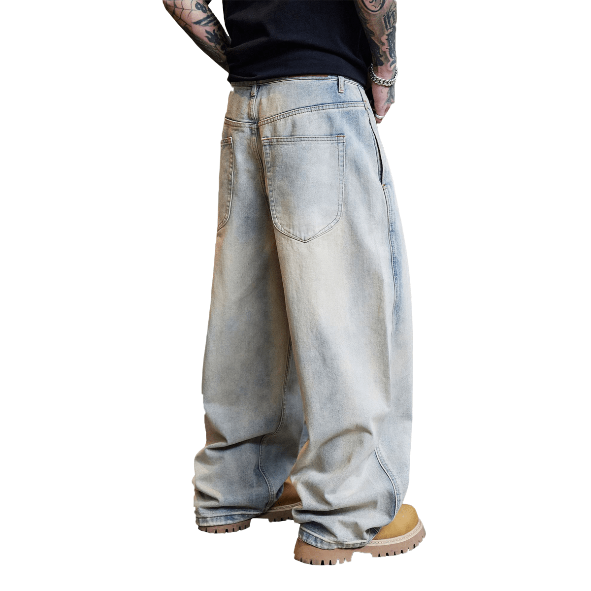 Relaxed Wide-Leg Jeans