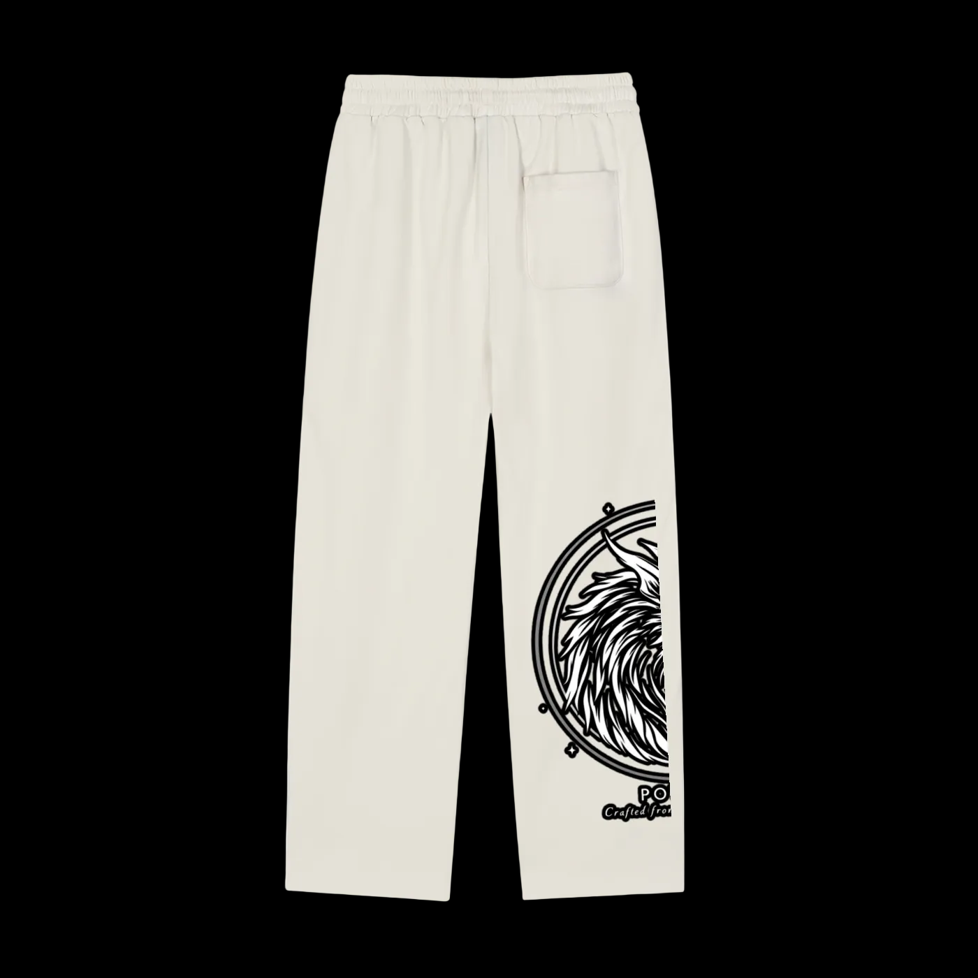Reflection Striped Straight-Leg Sweatpants