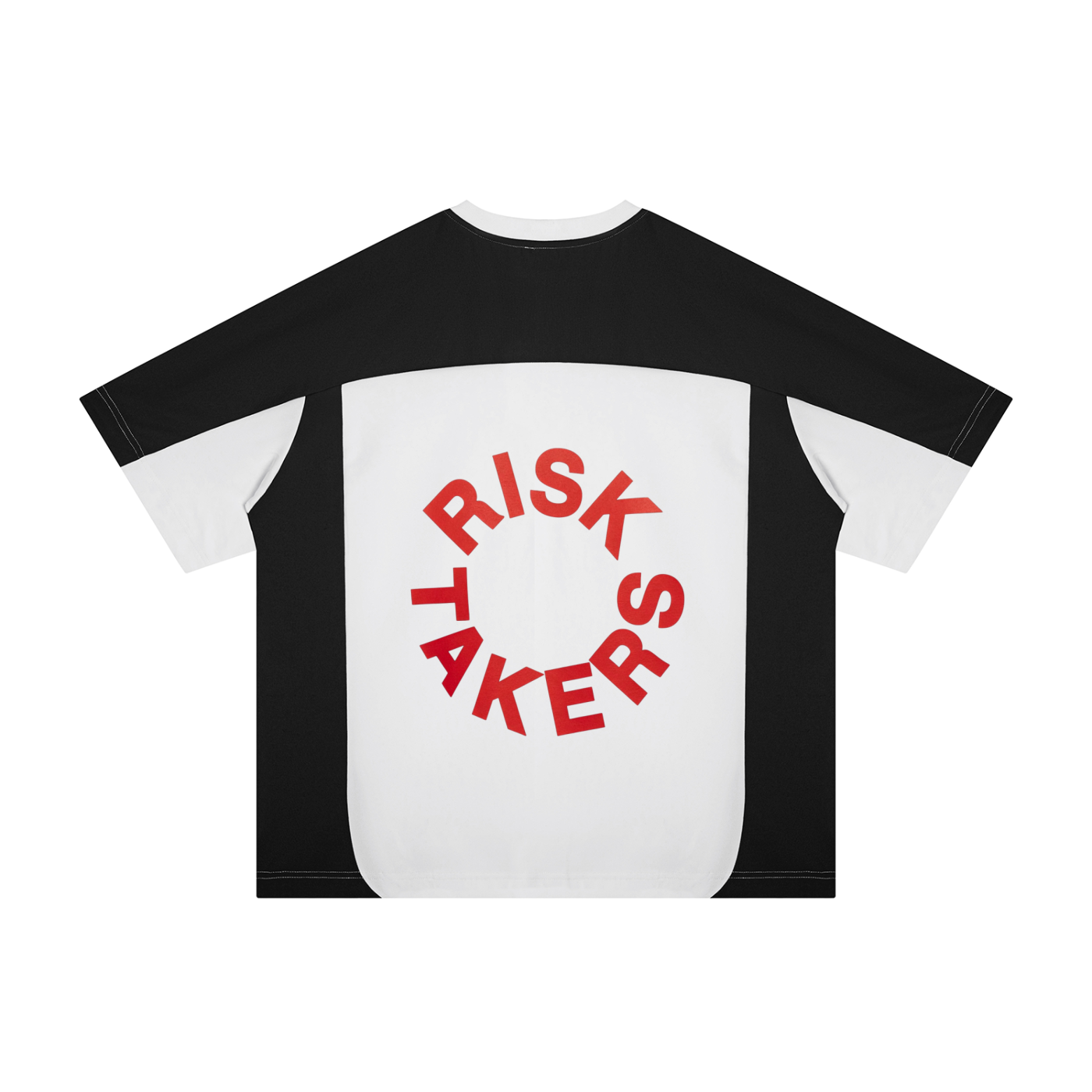 Unisex Color Block Loose T-Shirt
