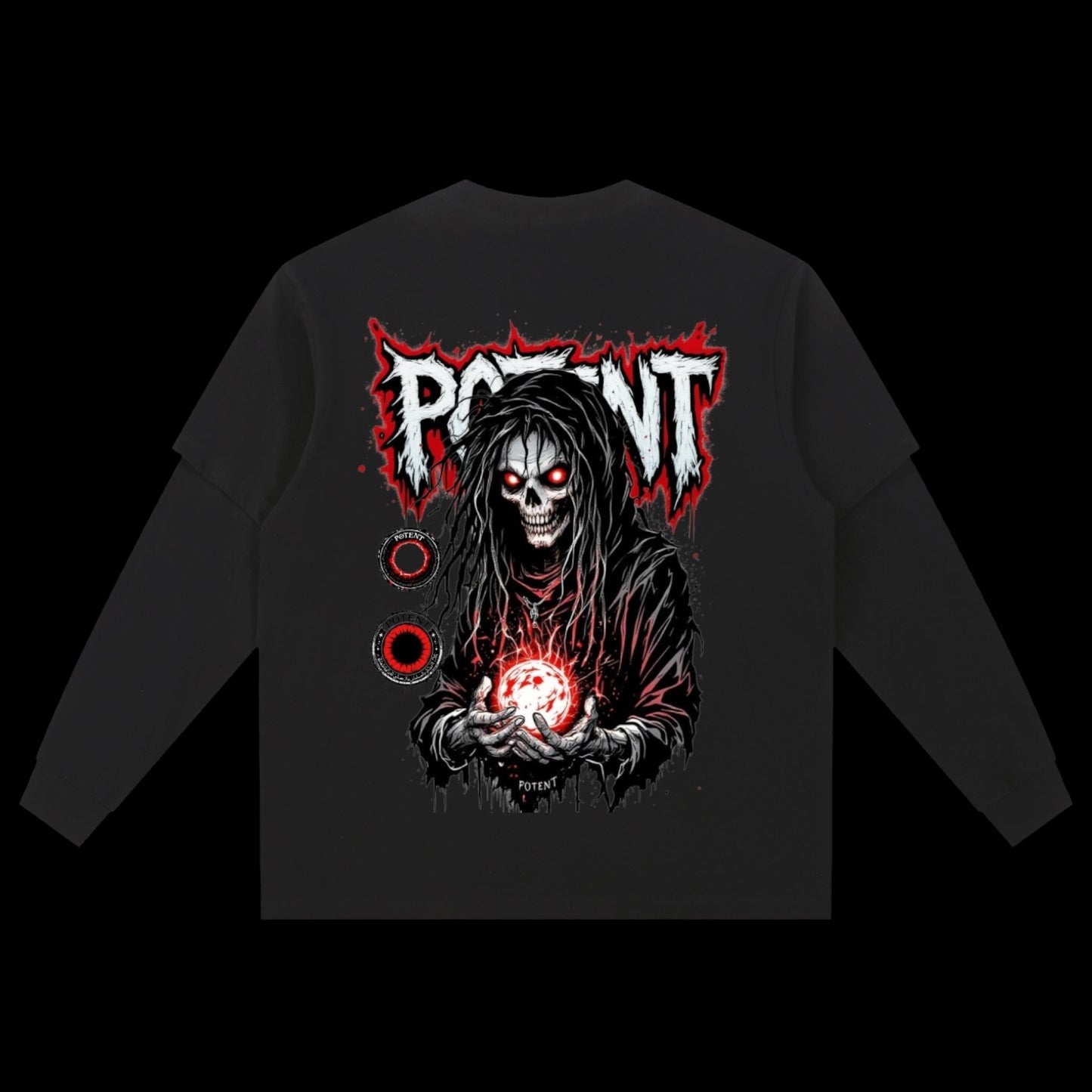 Layered Long Sleeve Oversized Tee