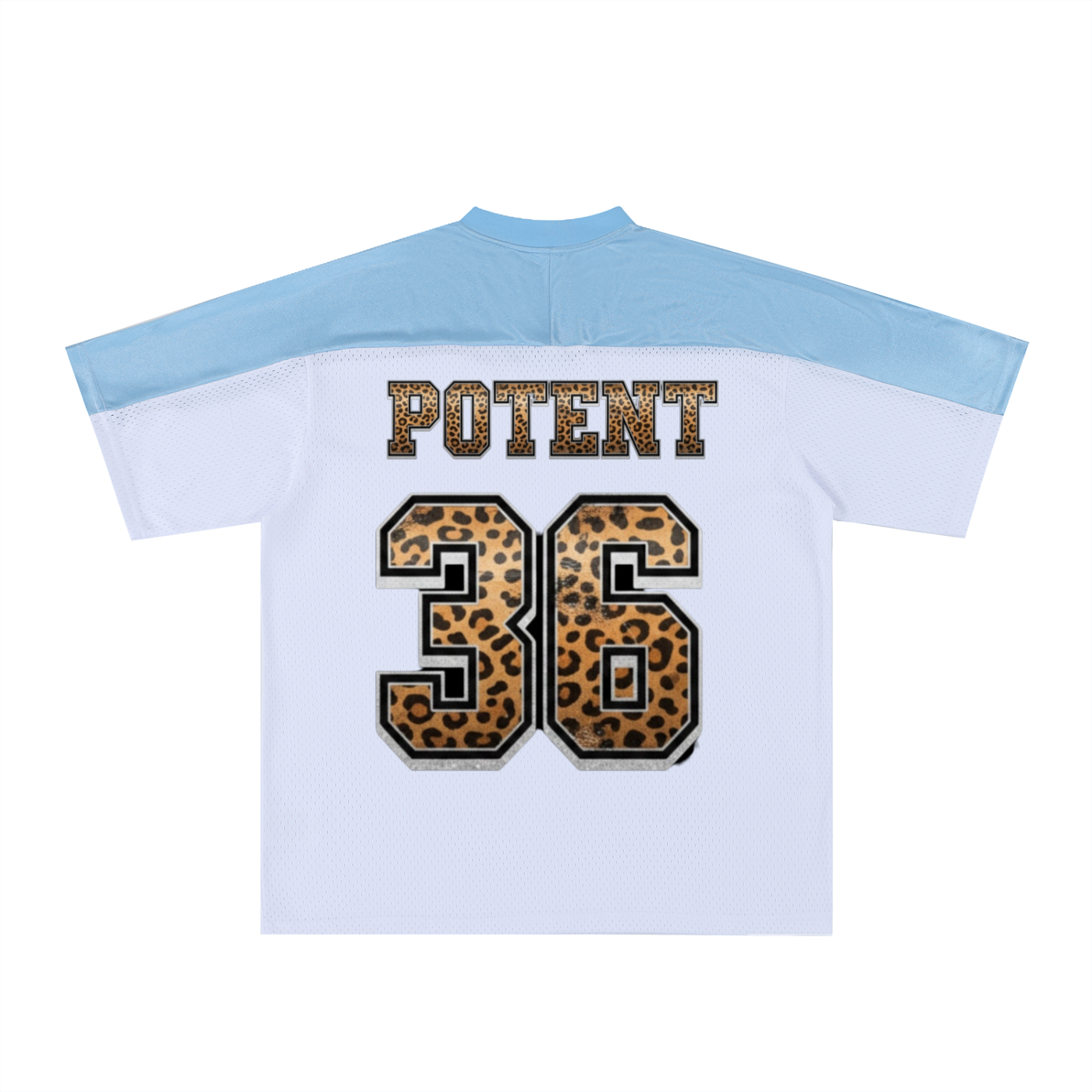 Oversized Mesh V-Neck Soccer Jersey
