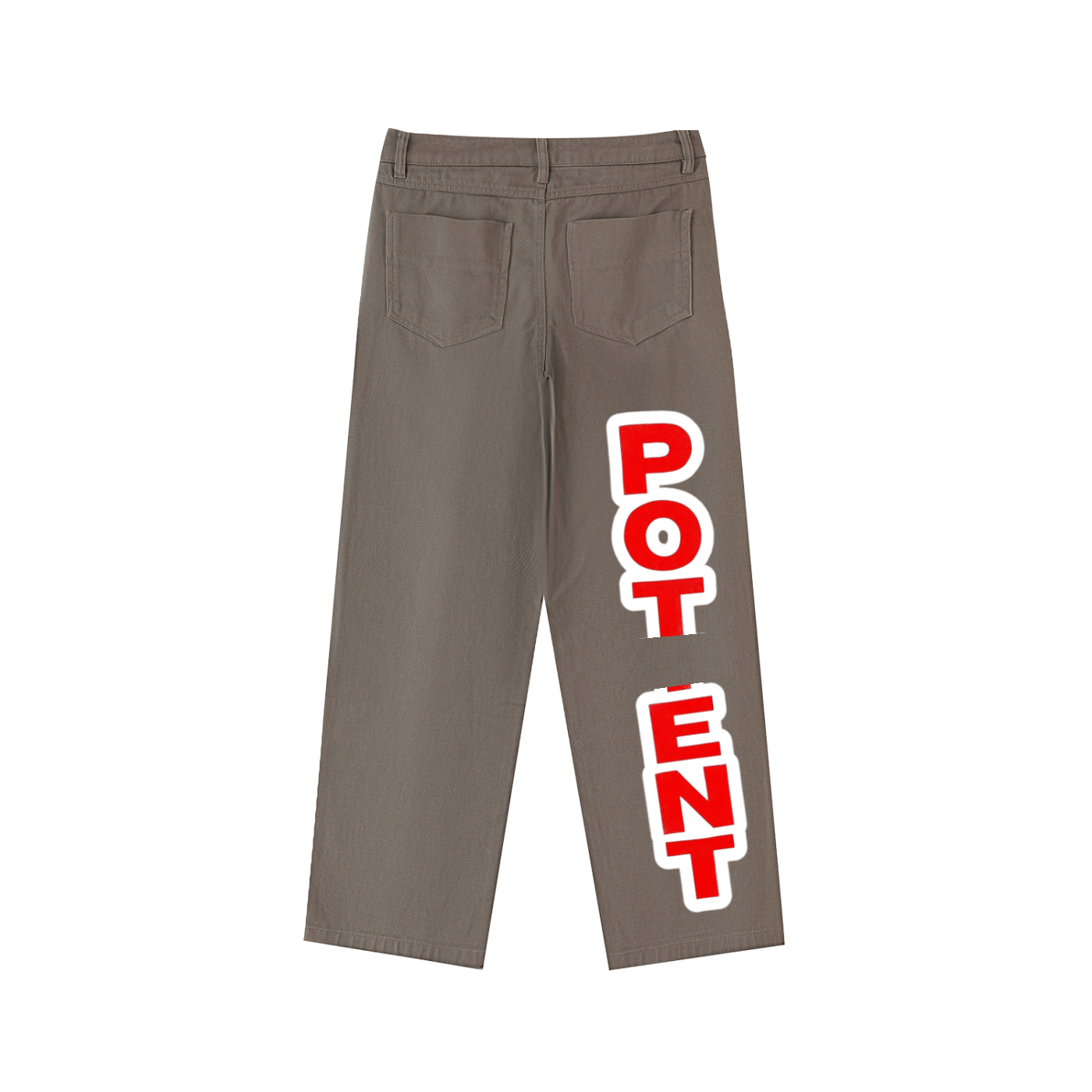 Heavyweight Cotton Straight-Leg Pants