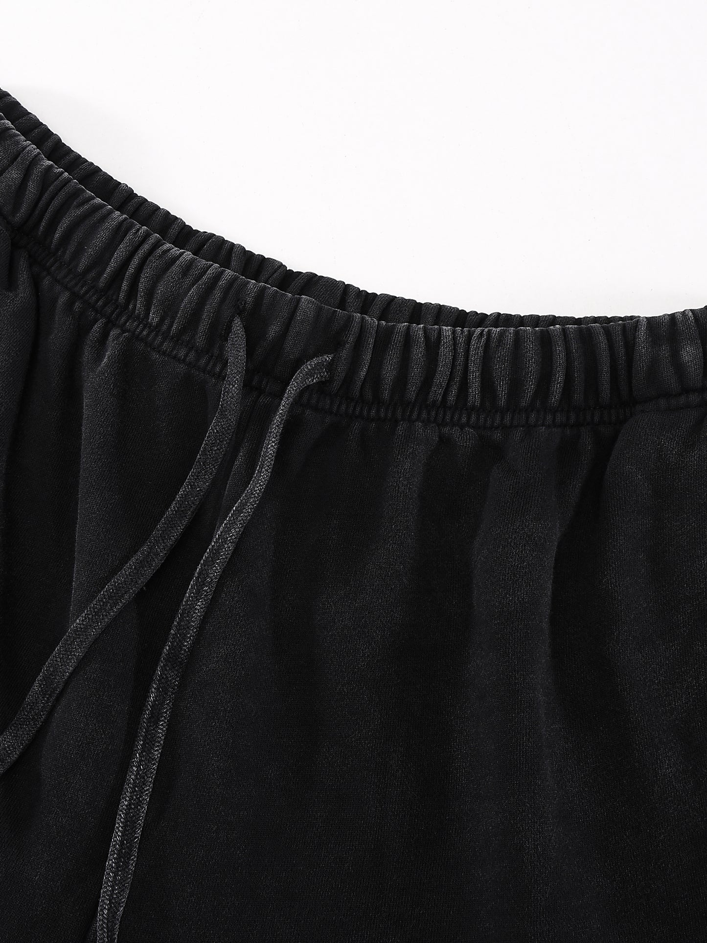 Heavyweight Vintage Washed Tiger Stripes Short Pants - 360 GSM