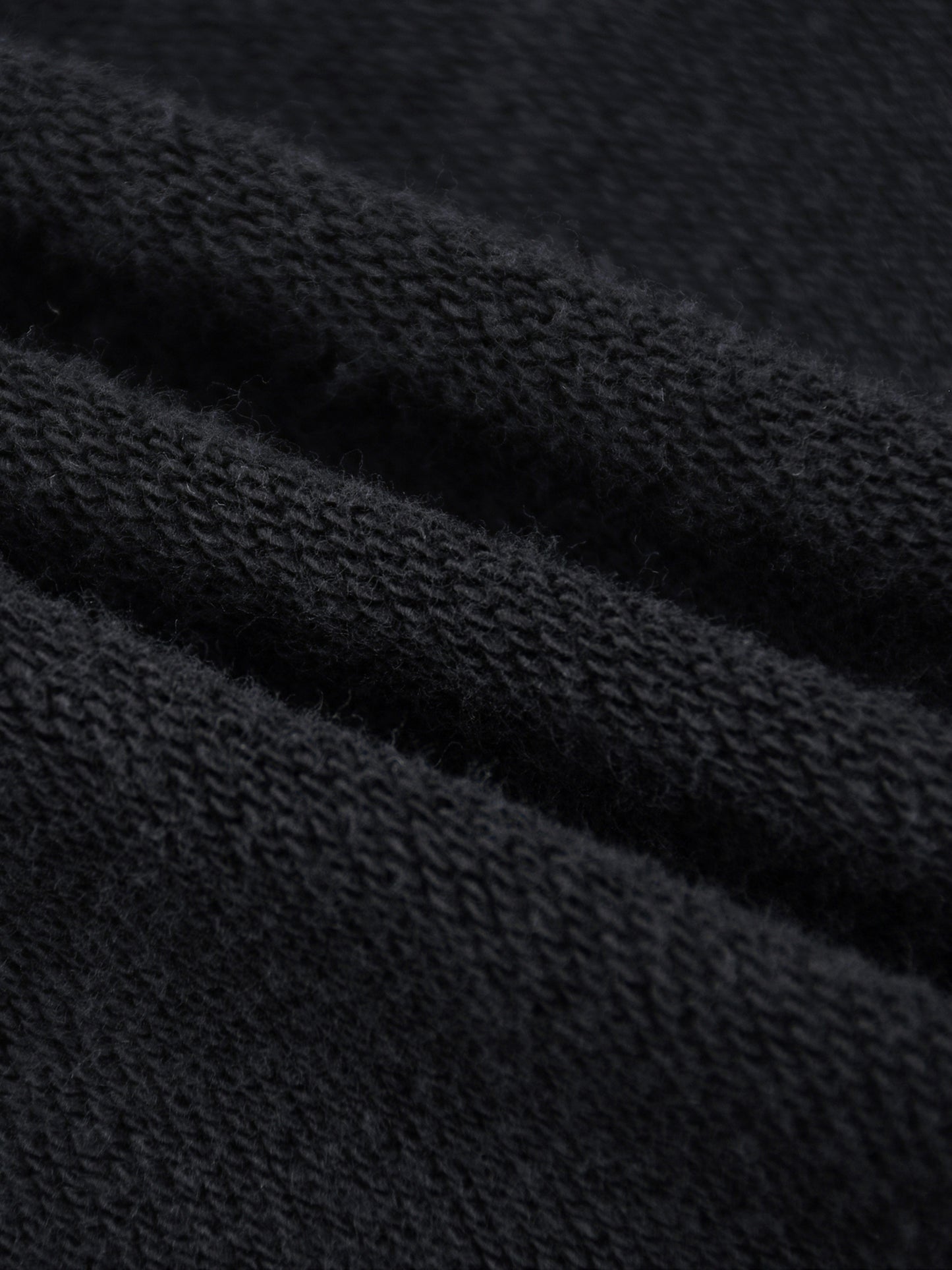 Snow Washed Tape Raw Edge Zip Hoodie