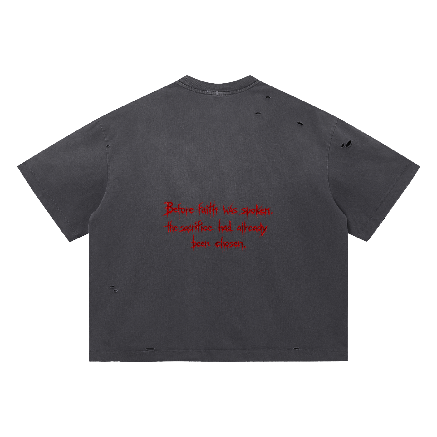 Vintage Washed Distressed Boxy Oversized T-Shirt