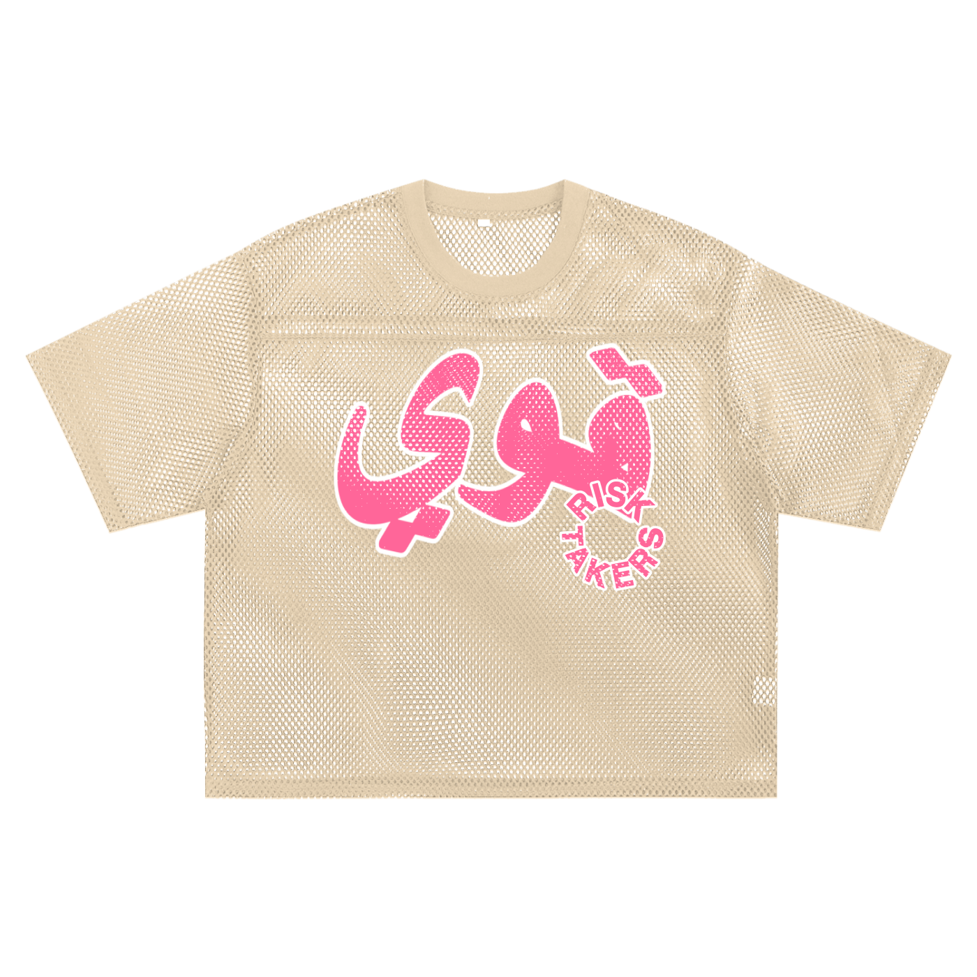 See-through Boxy Net T-Shirt