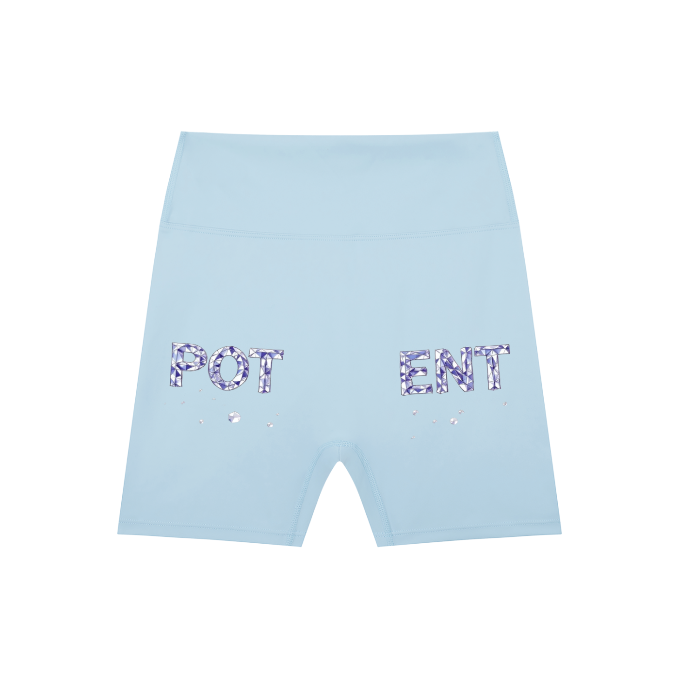 High-Waisted Blend Biker Shorts