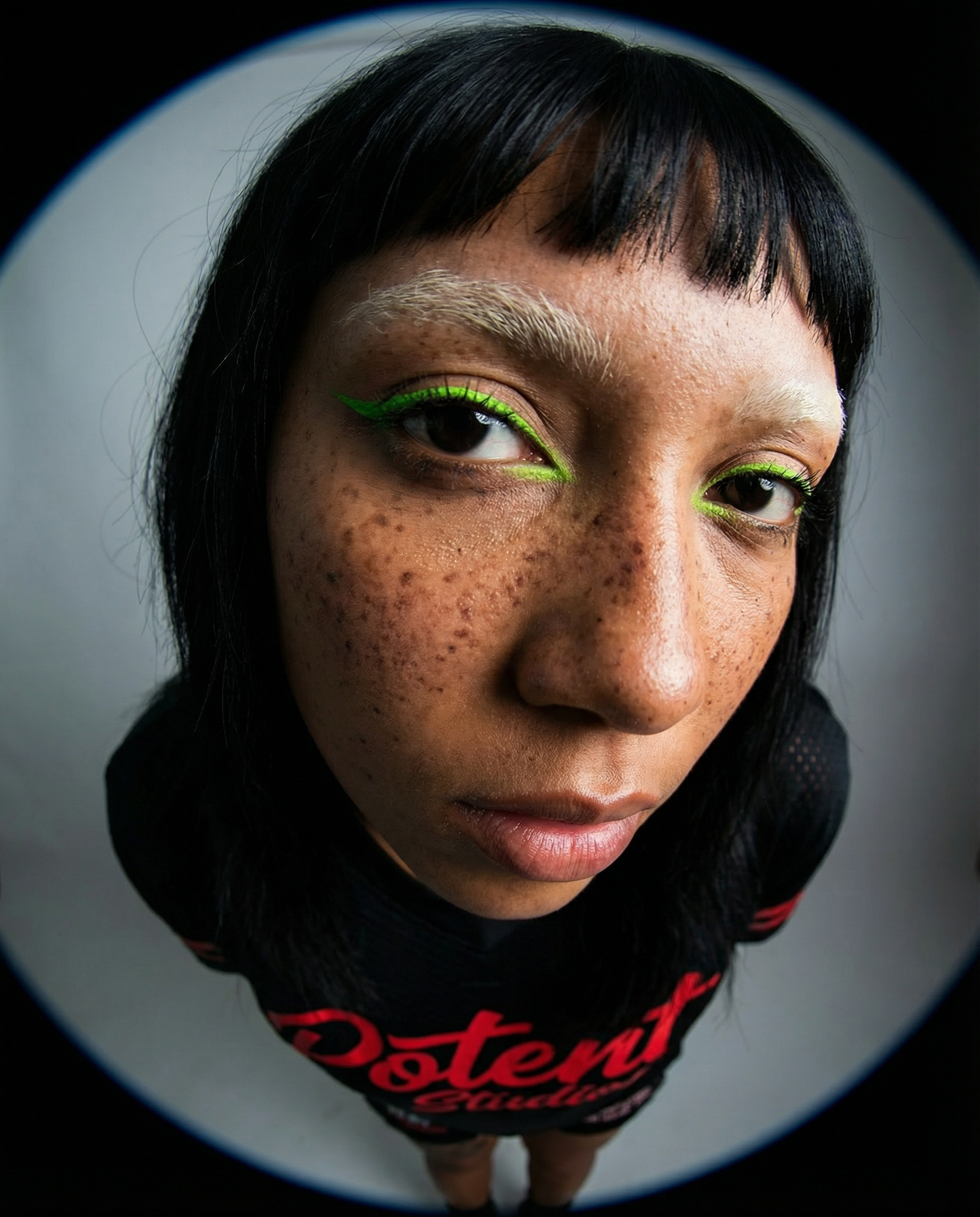 Taped Mesh Boxy T-shirt