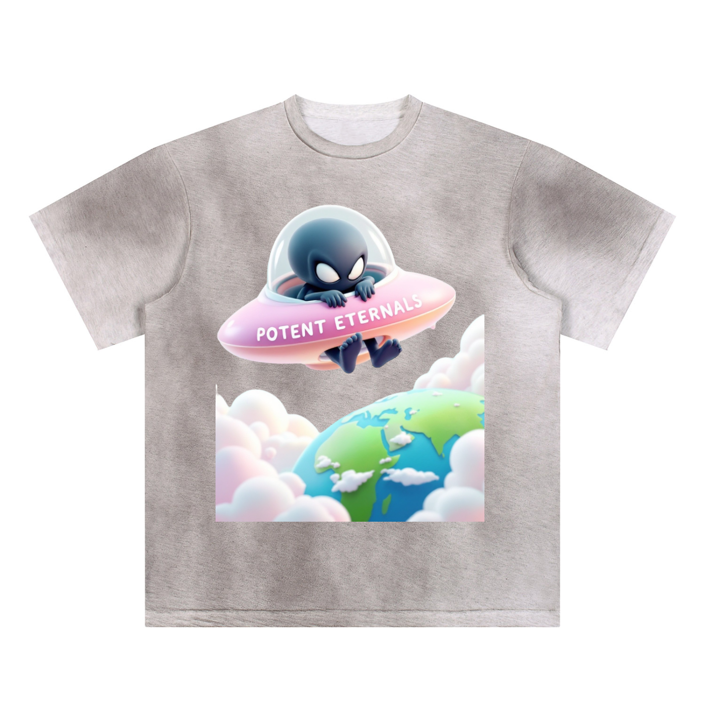 Sun Fade Hand-Painted T-Shirt