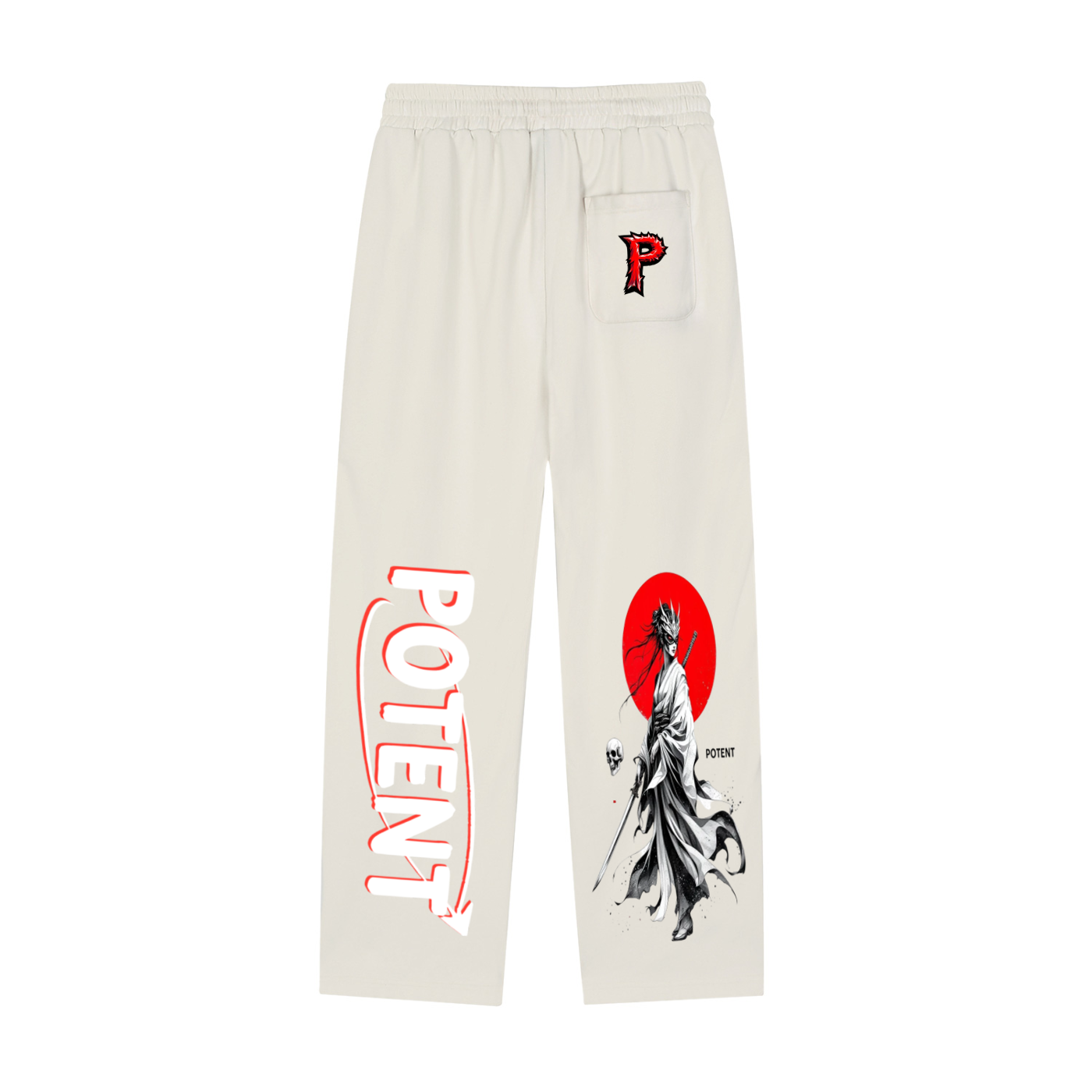 Reflection Striped Straight-Leg Sweatpants