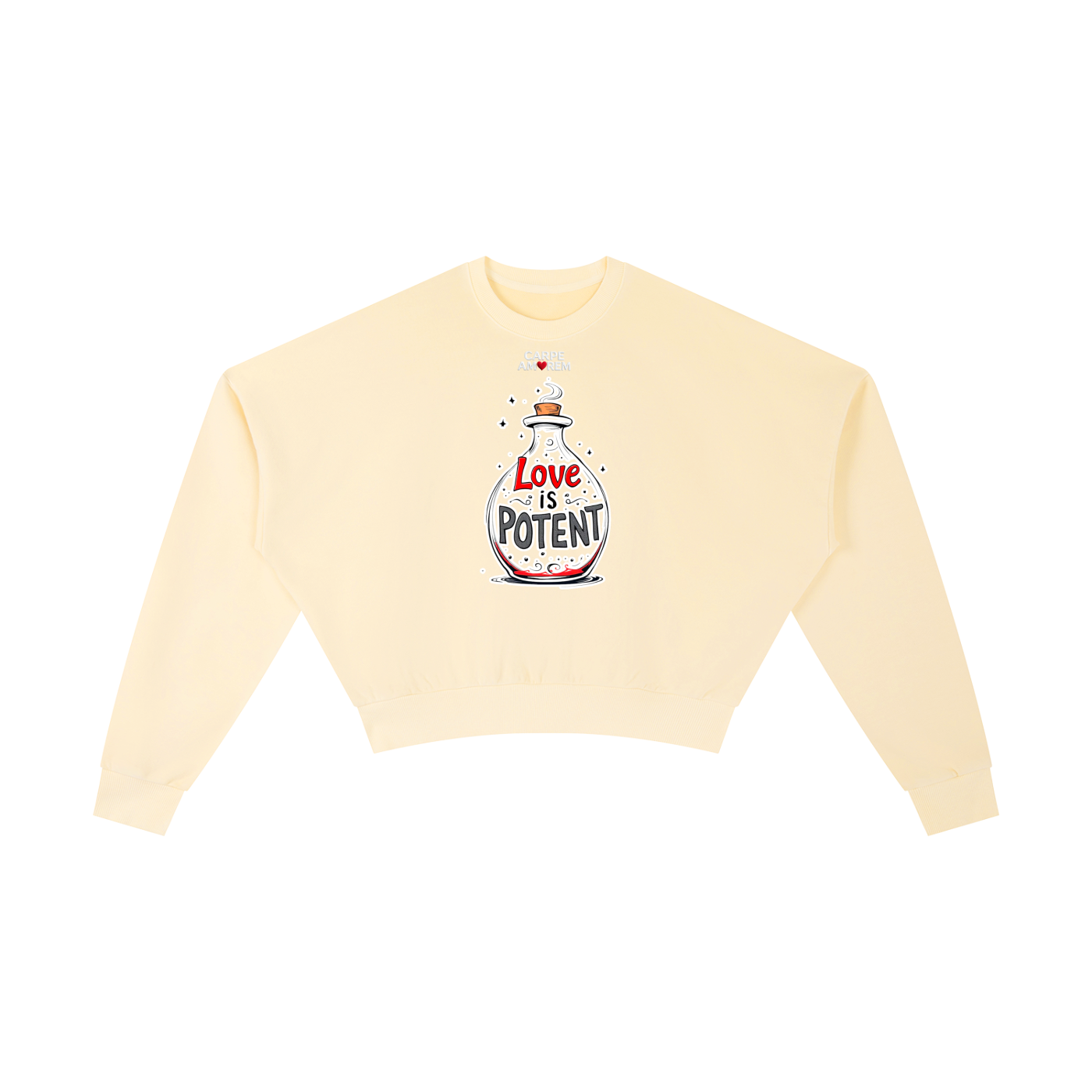 Vintage Washed Cropped Sweatshirt