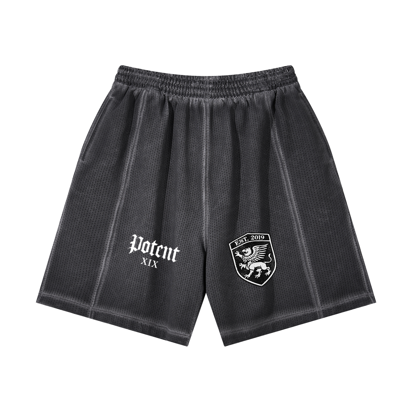 Unisex Vintage Wash Mesh Shorts