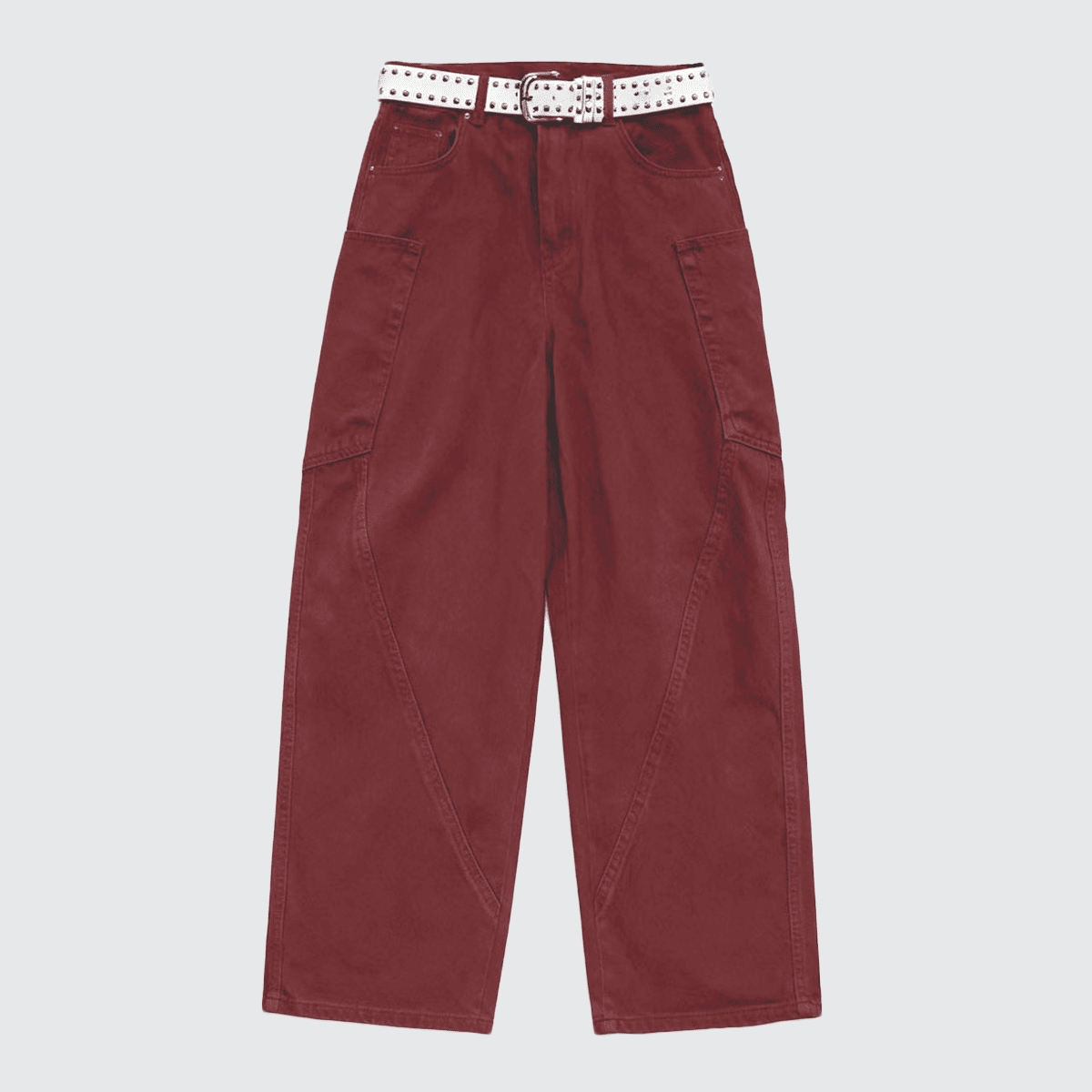 Unisex Loose Fit Straight-Leg Washed Basic Jeans