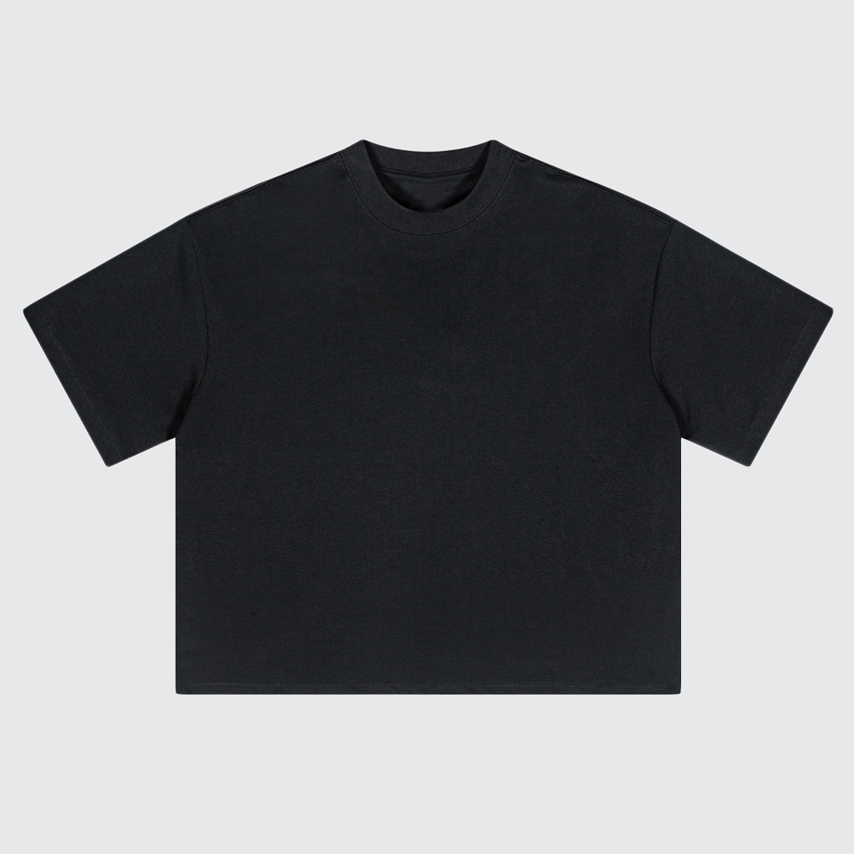 Unisex Heavyweight Short-Sleeved Oversized Cropped T-Shirt(280GSM)