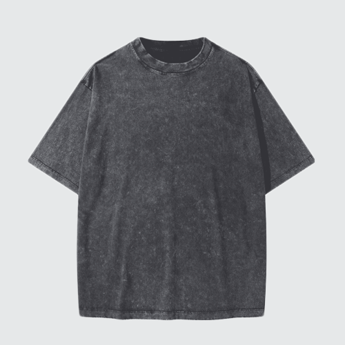 Unisex Heavyweight Oversized Snow Wash T-shirt(285GSM)
