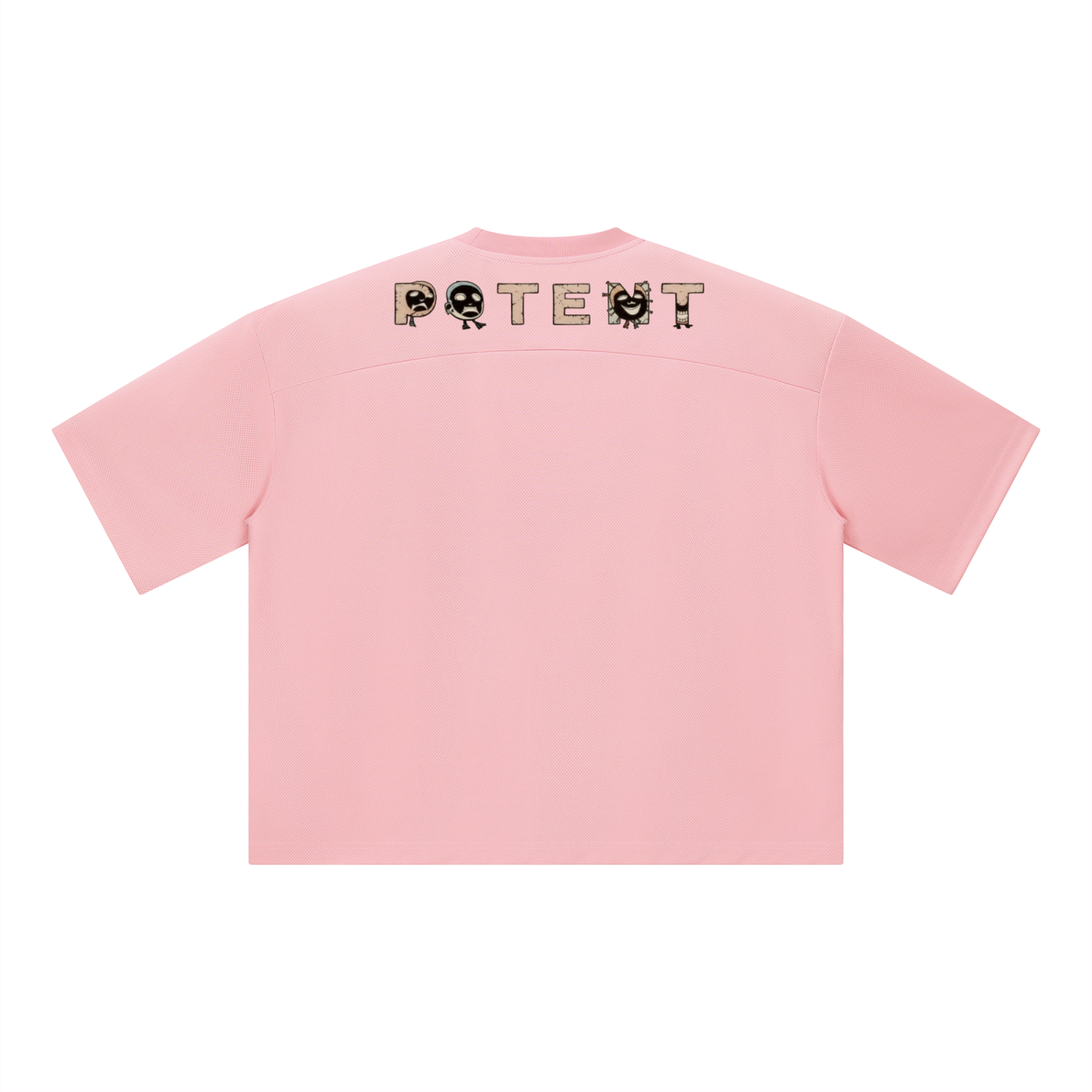 Unisex Boxy Mesh Crewneck T-Shirt