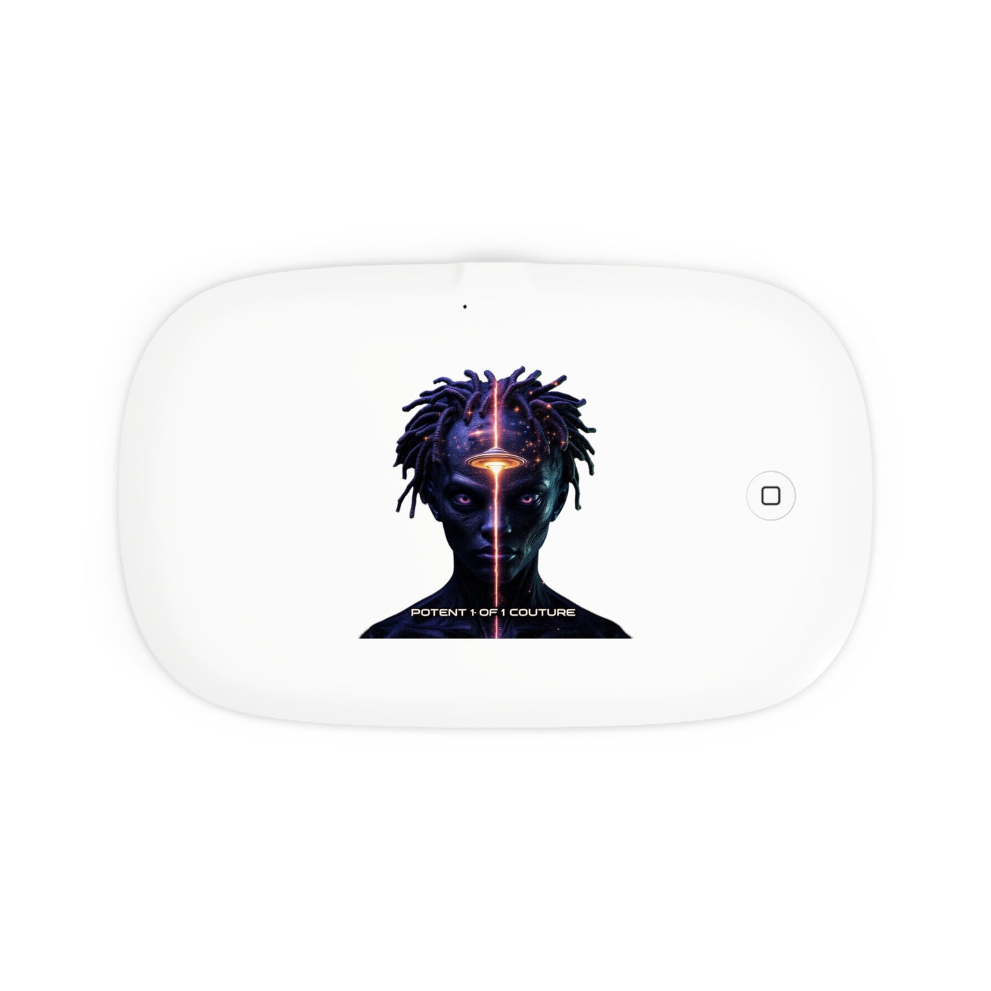 UV Phone Sanitizer & Wireless Charging Pad — Cosmic Third Eye Design