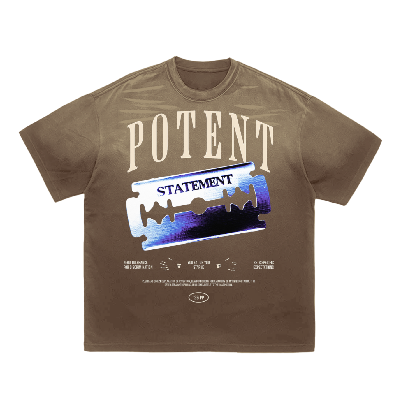 Tiger Stripe Gradient Washed T-Shirt