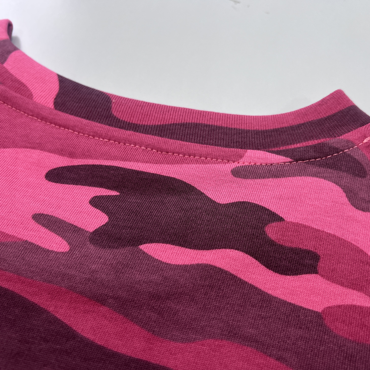 Unisex Heavyweight Cotton Rose Camo Oversized T-Shirt (270GSM)