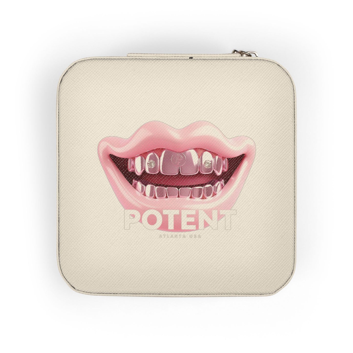 POTENT Mini Jewelry  Case — Nft skins Graphic "Potent" Design