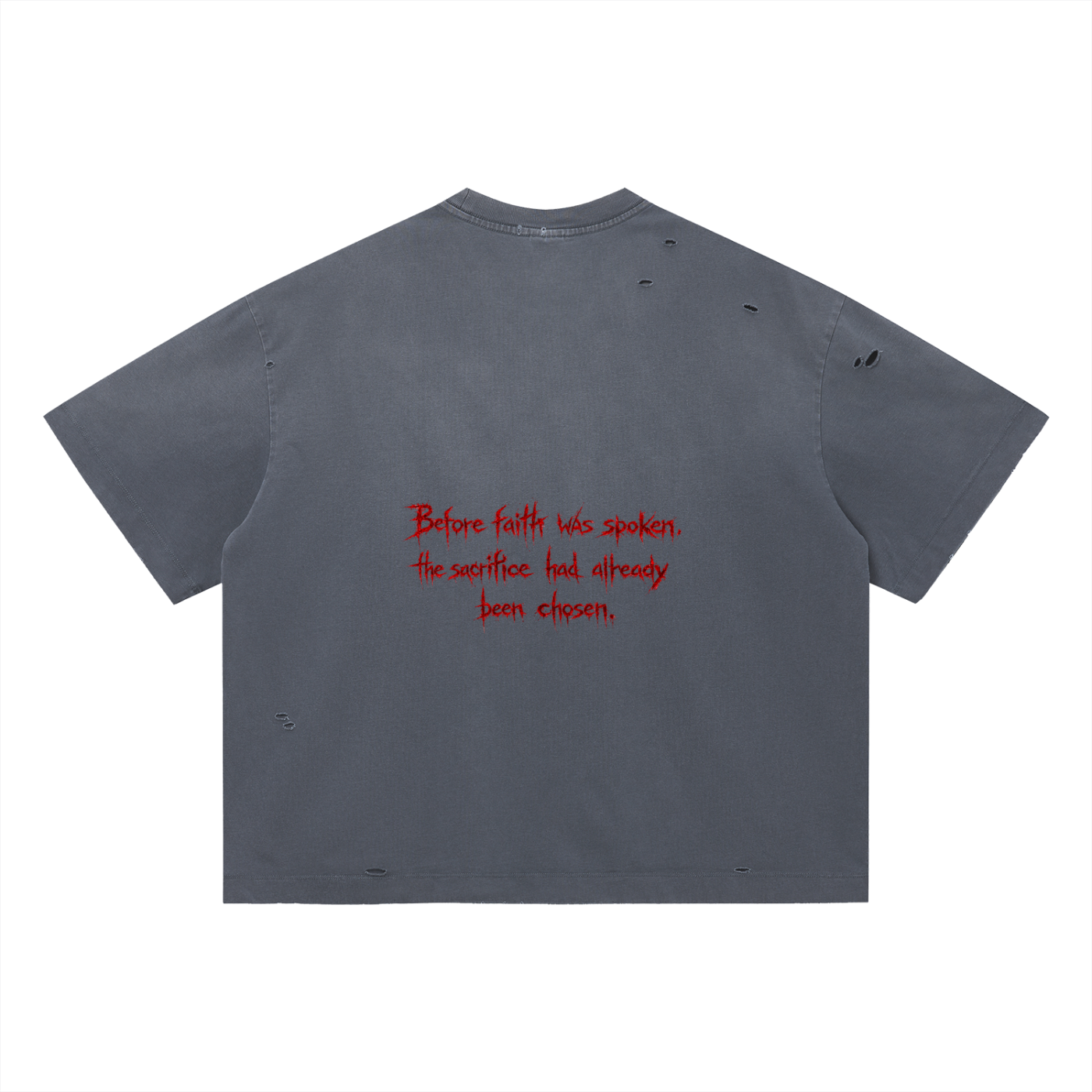 Vintage Washed Distressed Boxy Oversized T-Shirt