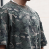 Unisex Heavyweight Camo Cropped Oversized T-Shirt (205GSM)