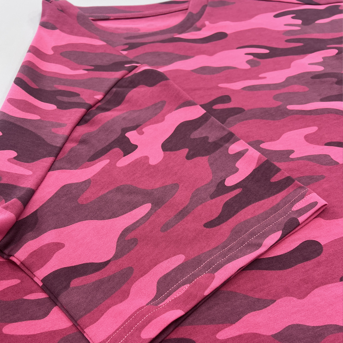 Unisex Heavyweight Cotton Rose Camo Oversized T-Shirt (270GSM)
