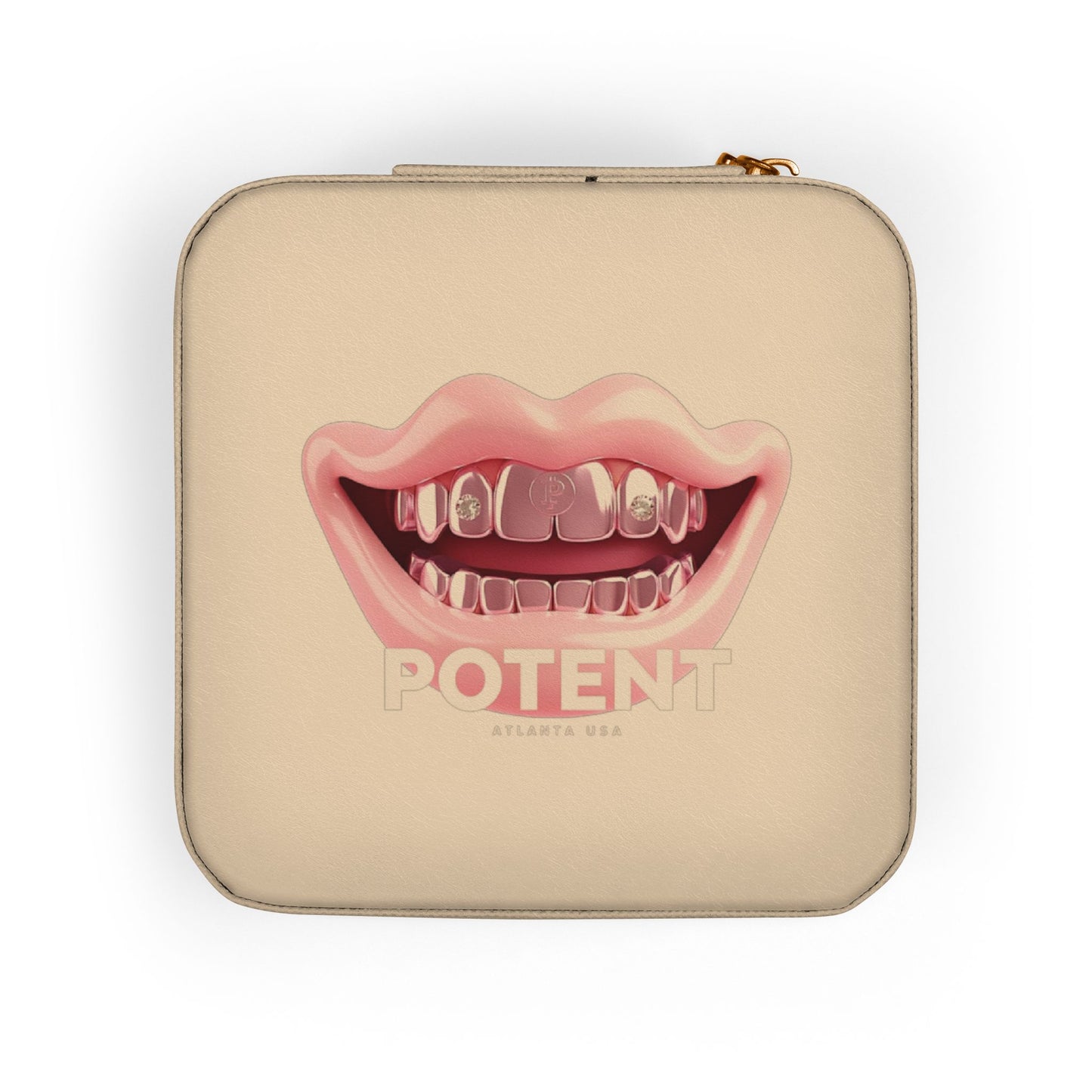 POTENT Mini Jewelry  Case — Nft skins Graphic "Potent" Design