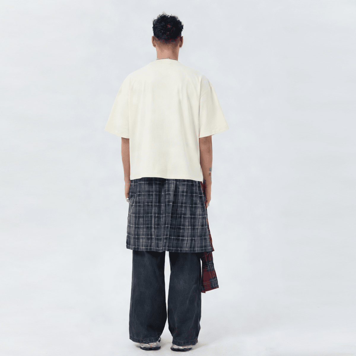 Unisex Heavyweight Cropped Loose T-shirt(280GSM)