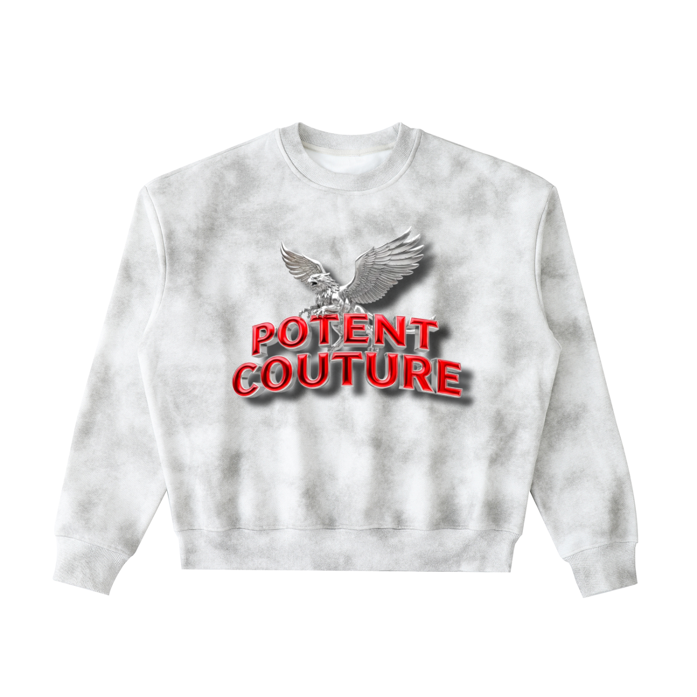 Dirty Washed Boxy Fleeced Sweatshirt