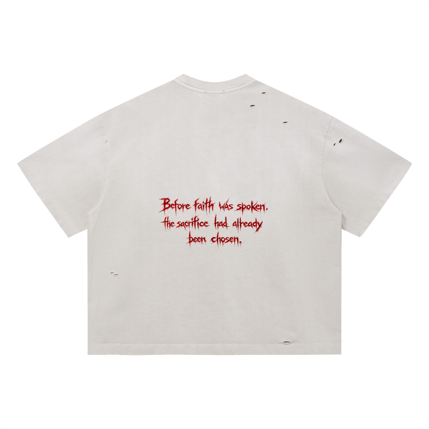 Vintage Washed Distressed Boxy Oversized T-Shirt