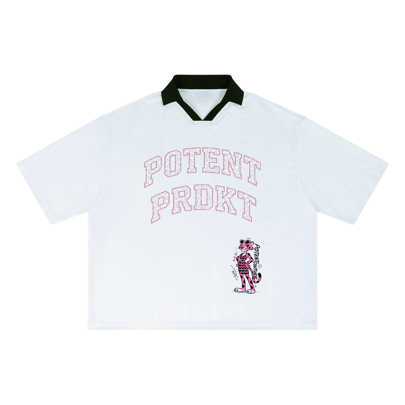 Unisex Striped Boxy Soccer Jersey