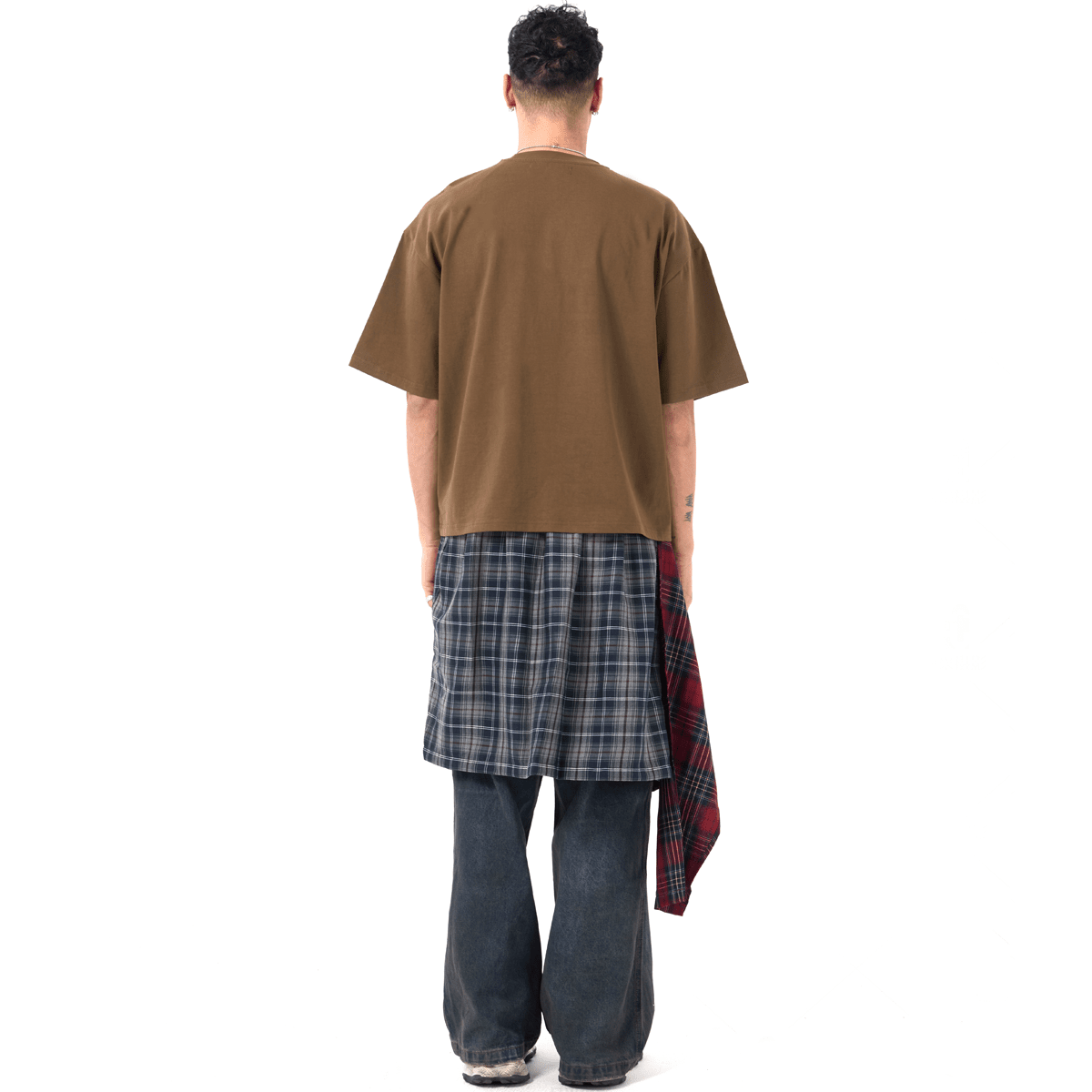 Unisex Heavyweight Cropped Loose T-shirt(280GSM)