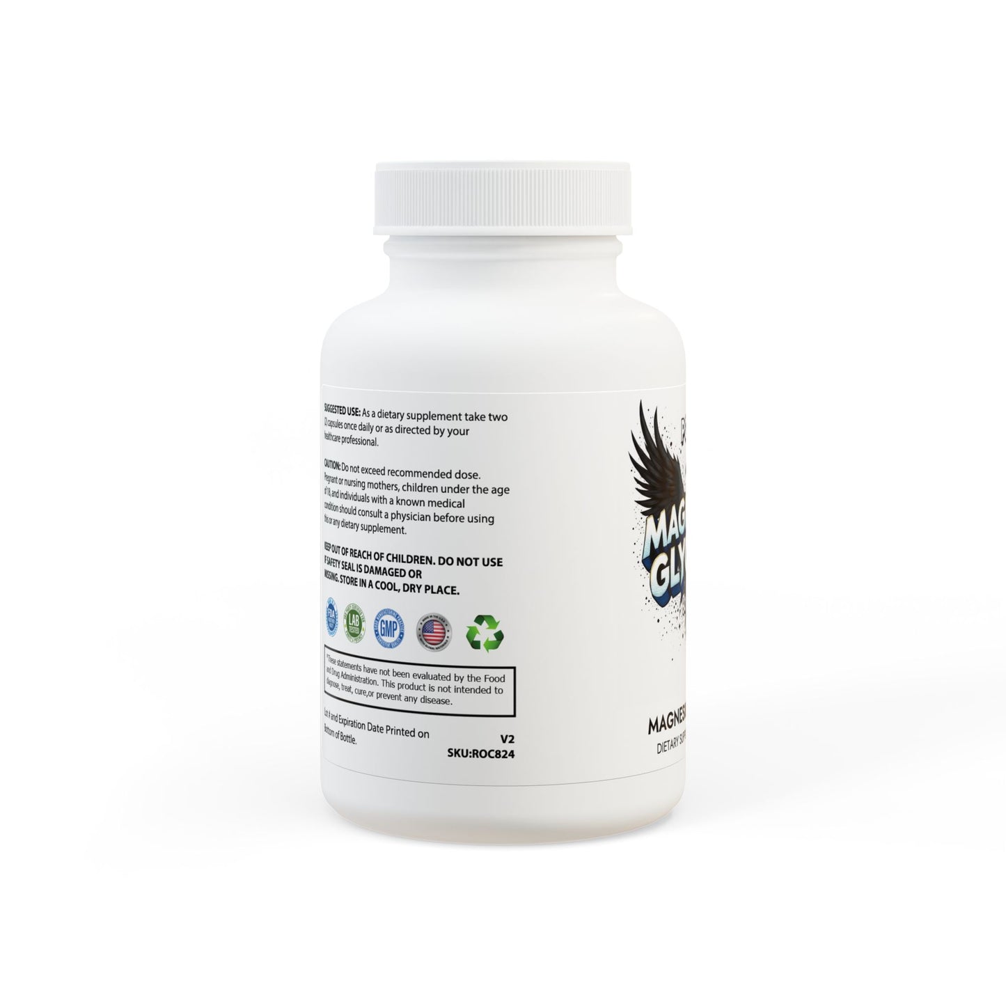 Magnesium Glycinate Supplement (60 Capsules)