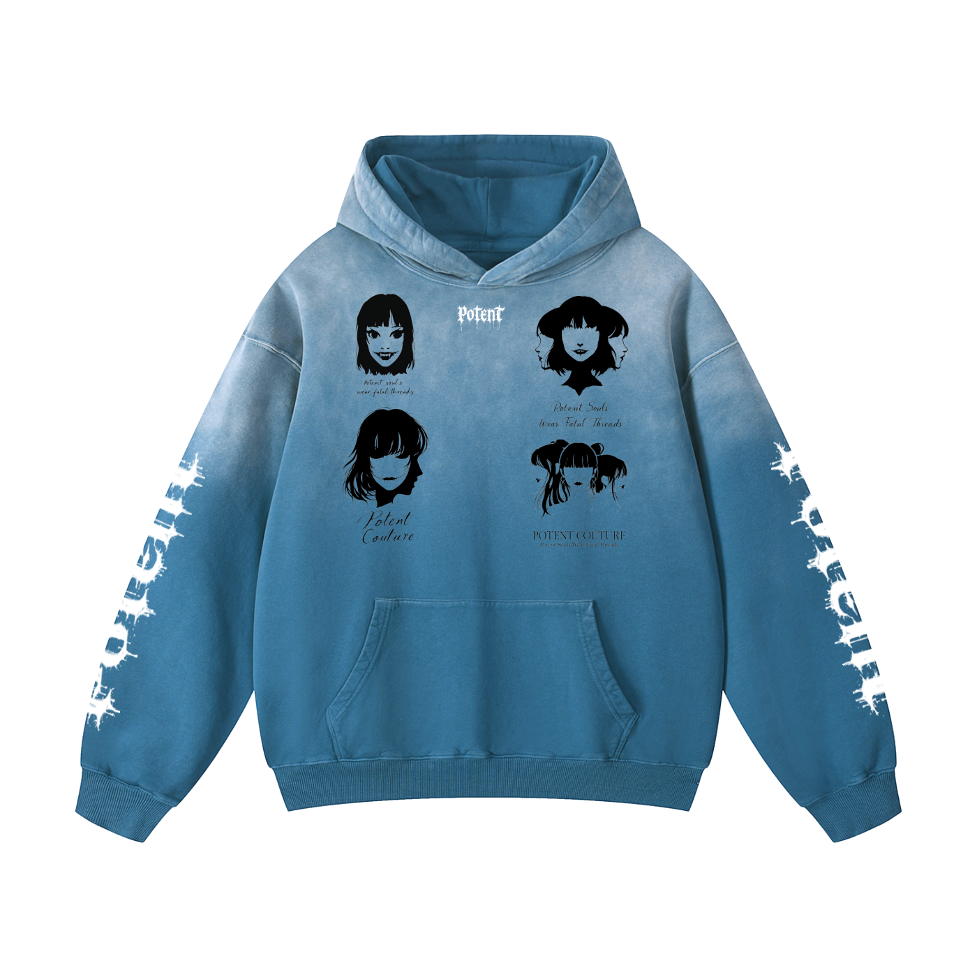 Heavyweight Sunfade Oversized Hoodie 400 GSM