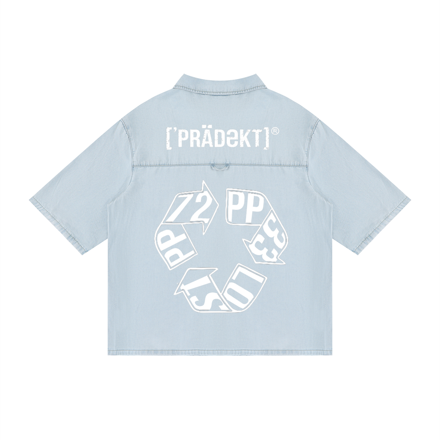 Unisex Vintage Wash Drop Shoulder Lyocell Shirt