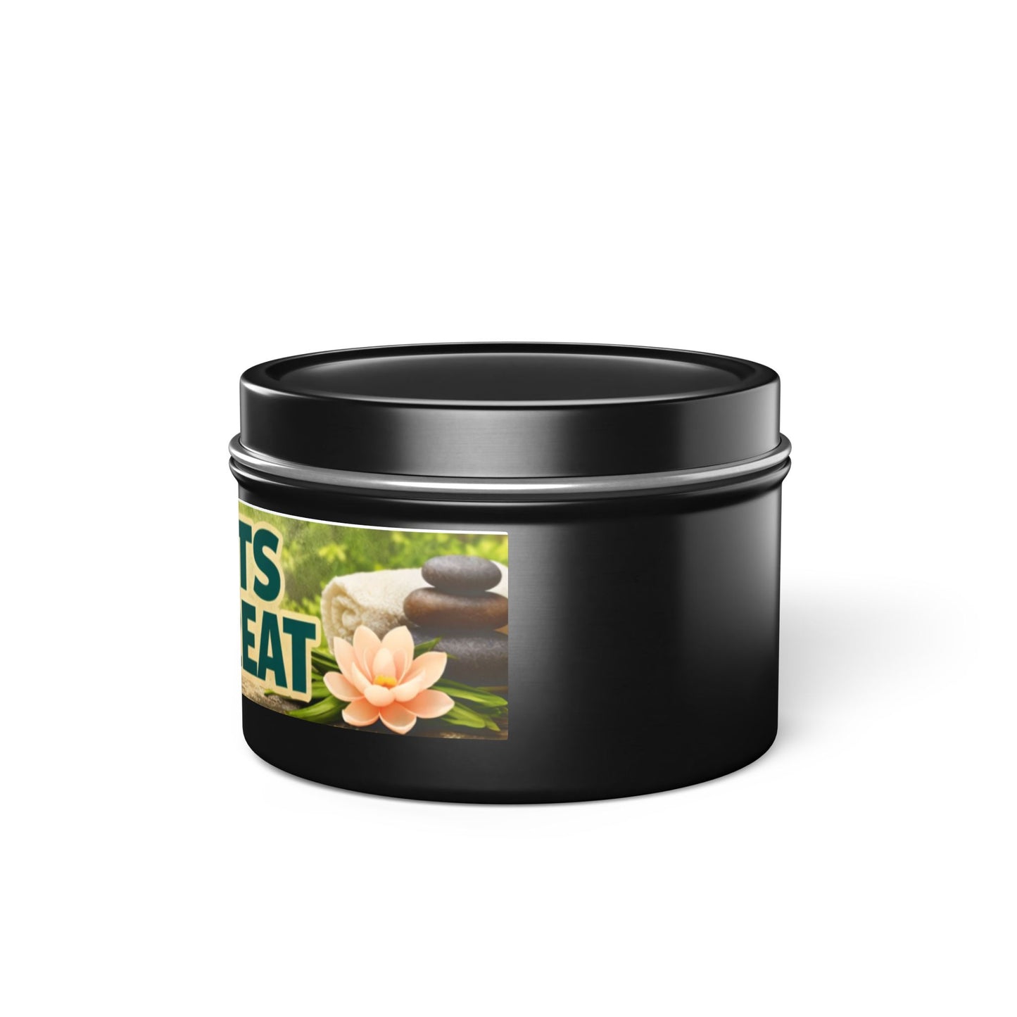 Vanilla Bean Tin Candle — Potent Scented Soy Candle