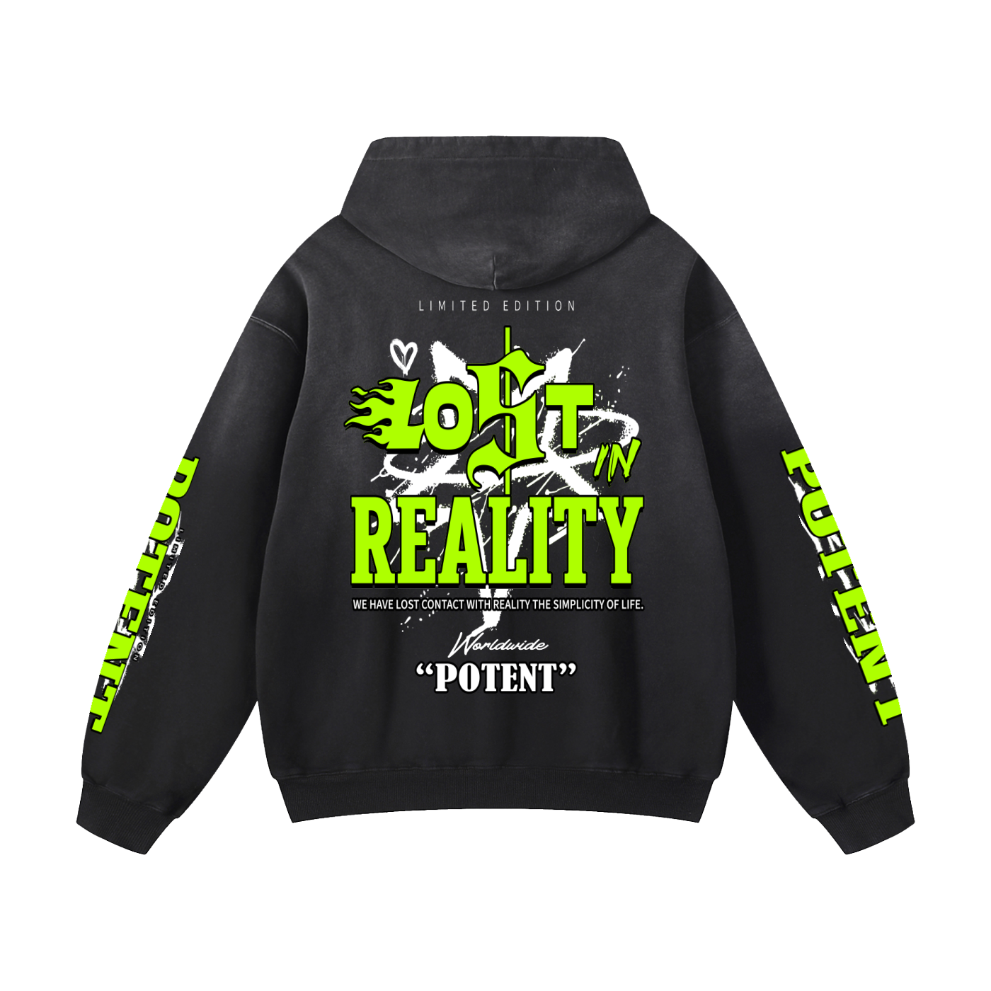 Heavyweight Sunfade Oversized Hoodie 400 GSM