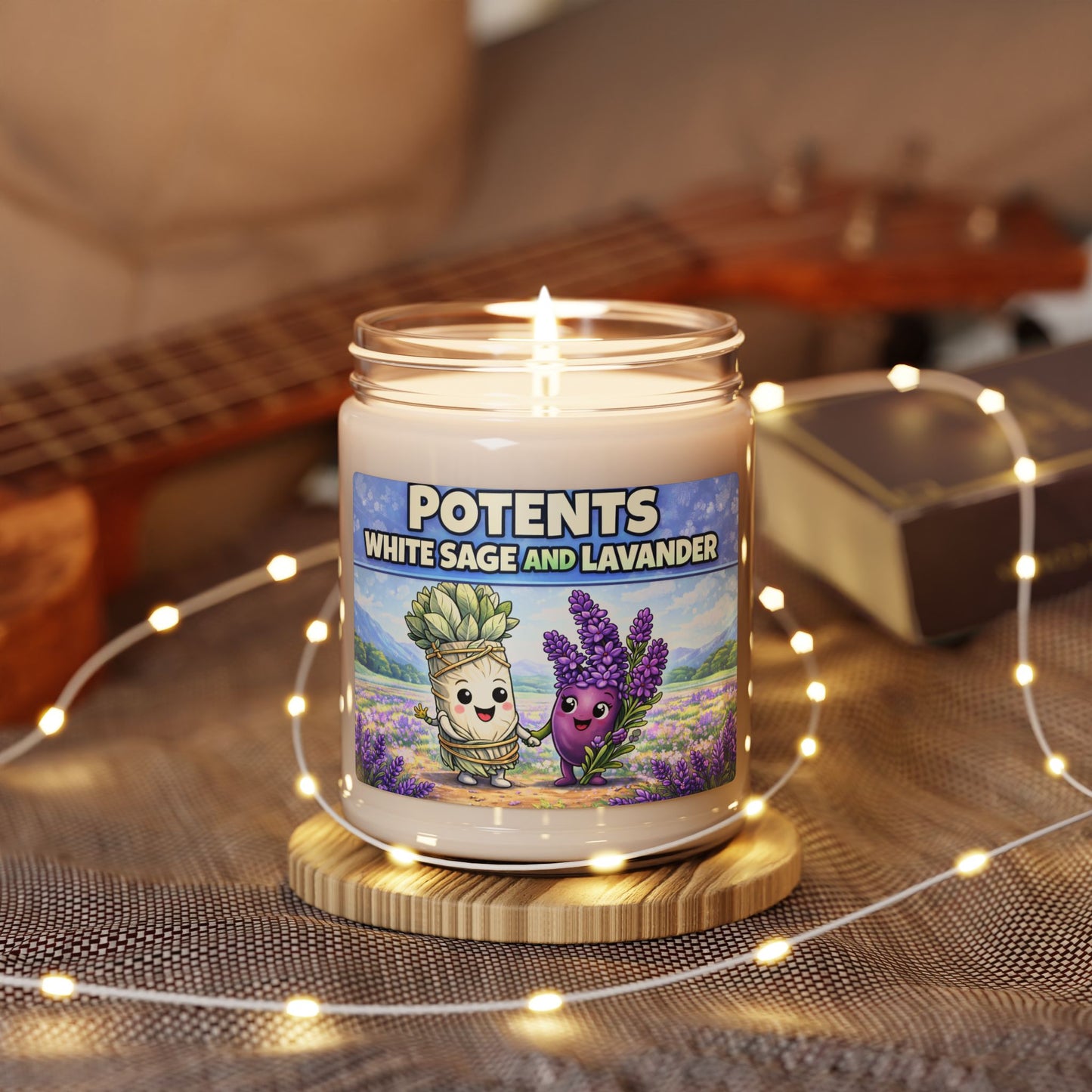 Soy Candle — Potents White Sage & Lavender (9oz)