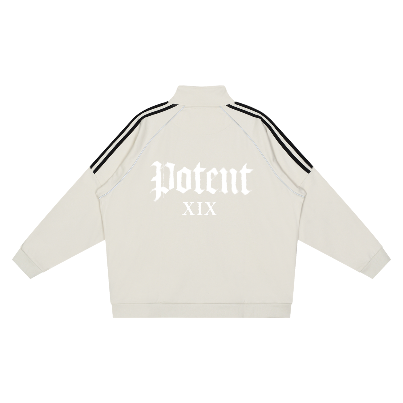 Reflection Striped Raglan Sleeve  Jacket