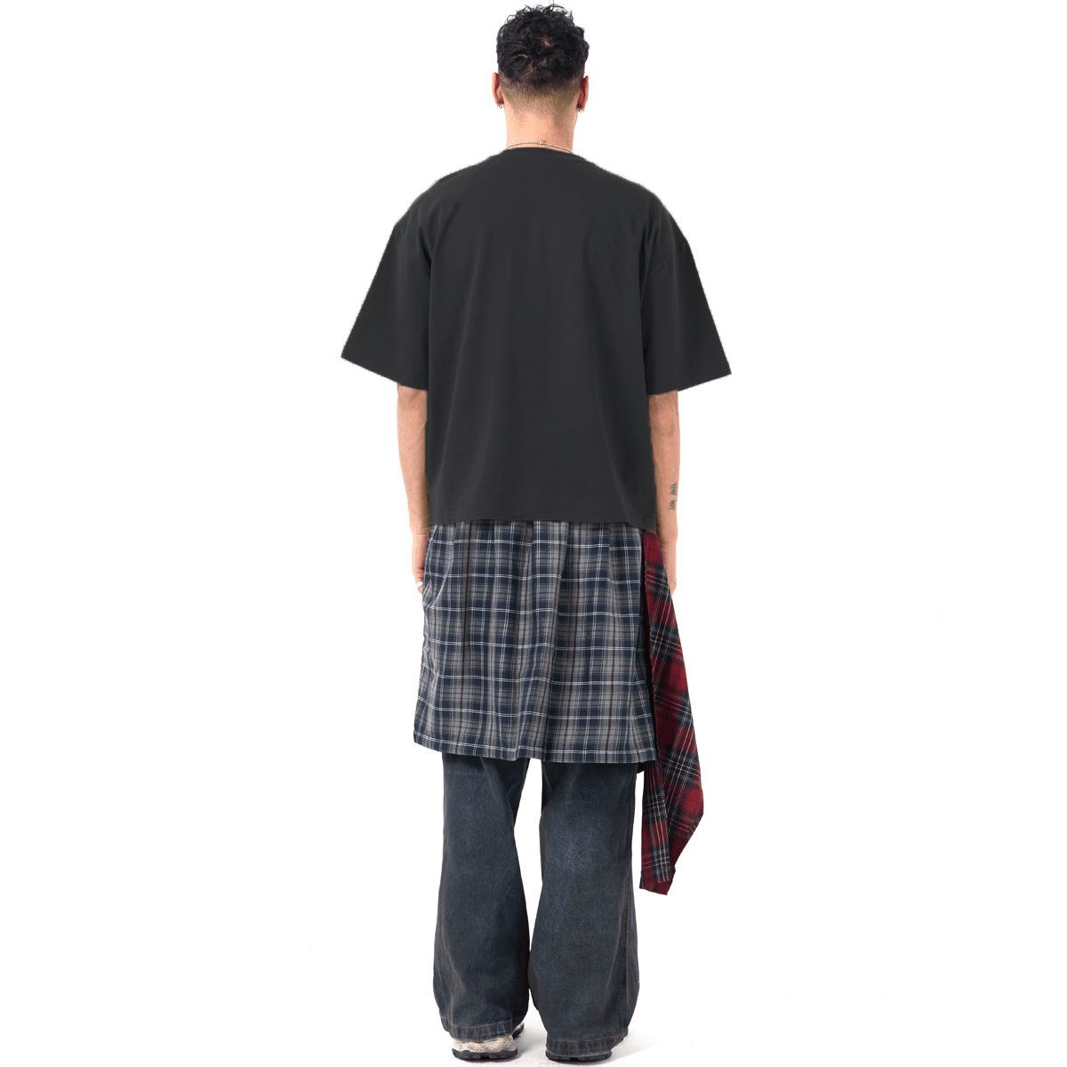 Unisex Heavyweight Cropped Loose T-shirt(280GSM)