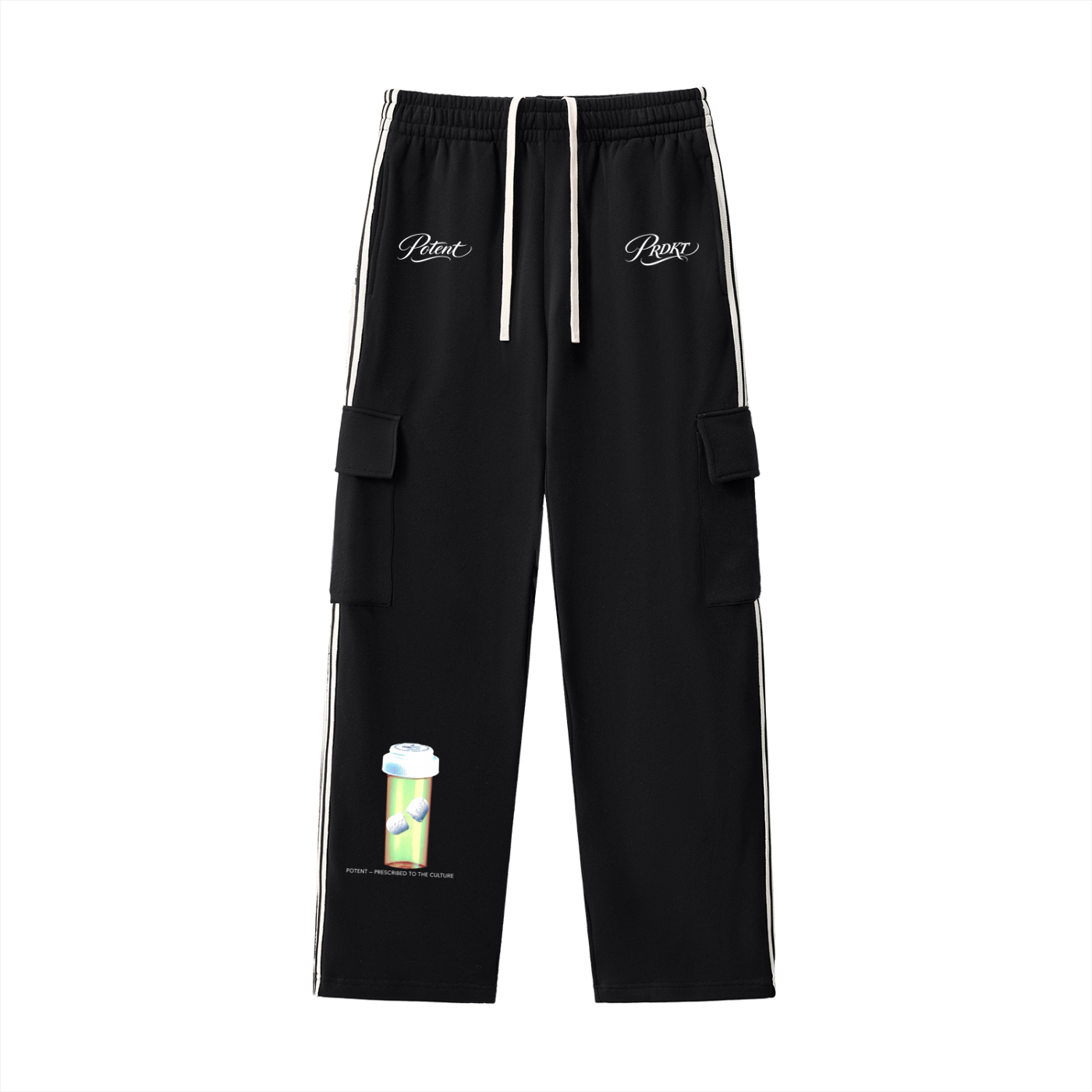 Side Stripe Straight-Leg Pants