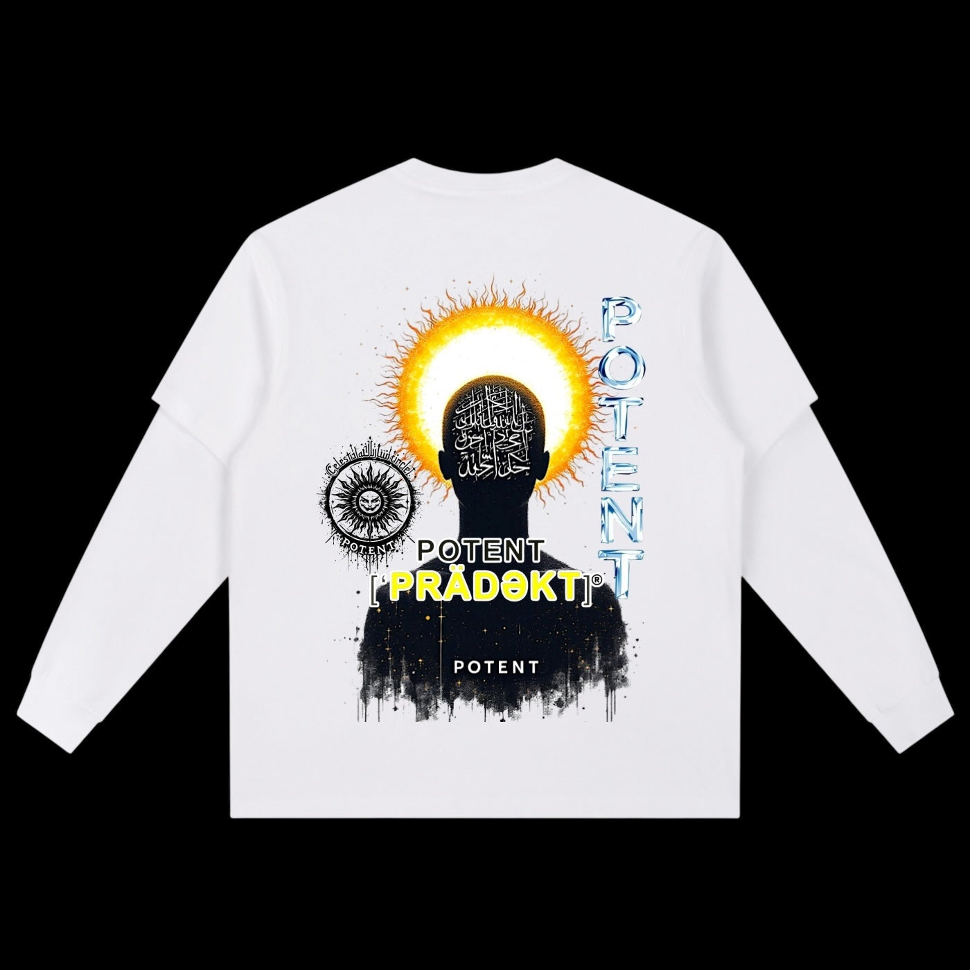 Layered Long Sleeve Oversized Tee