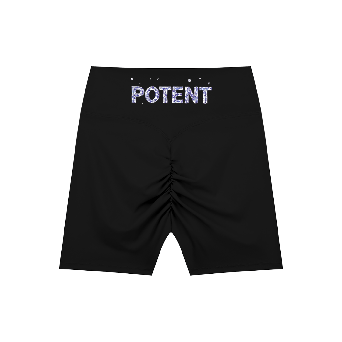 High-Waisted Blend Biker Shorts