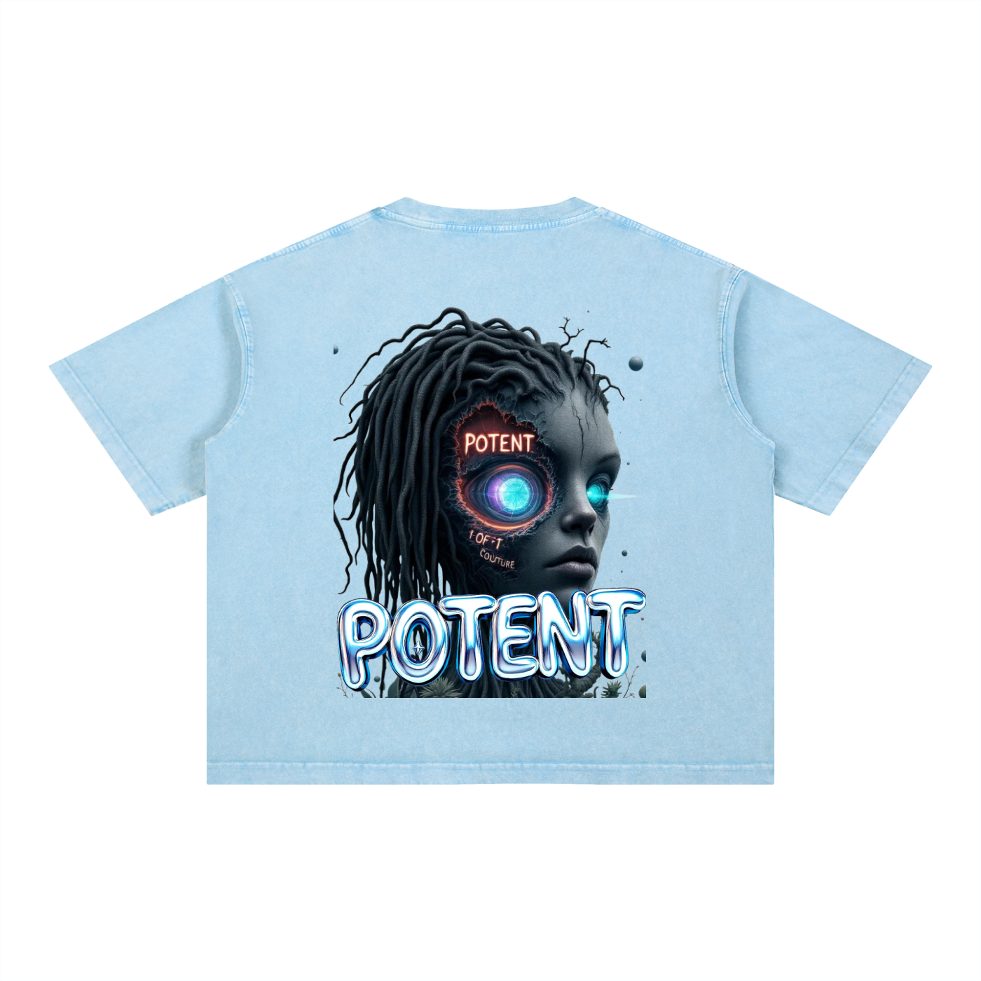 Mineral Wash Boxy Cotton T-Shirt