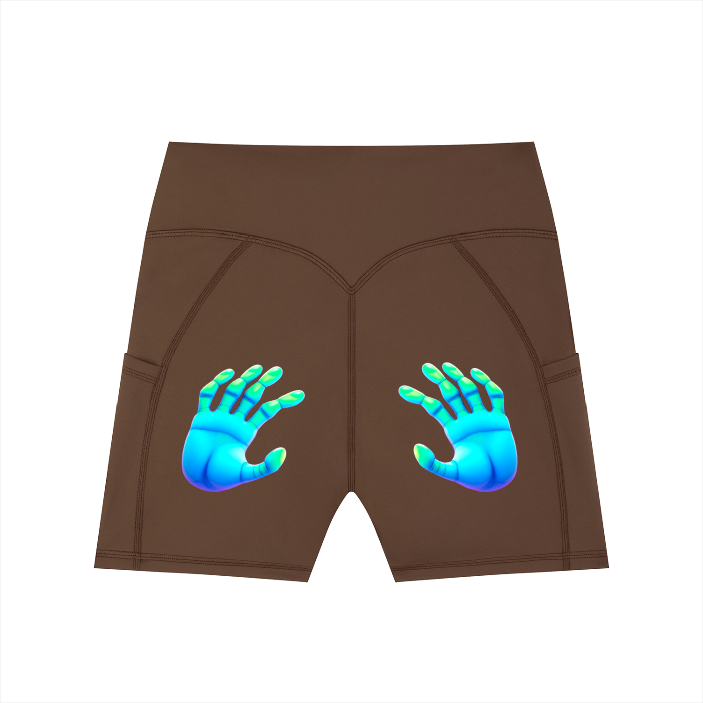 Women's High-Waisted Pocket Biker Shorts