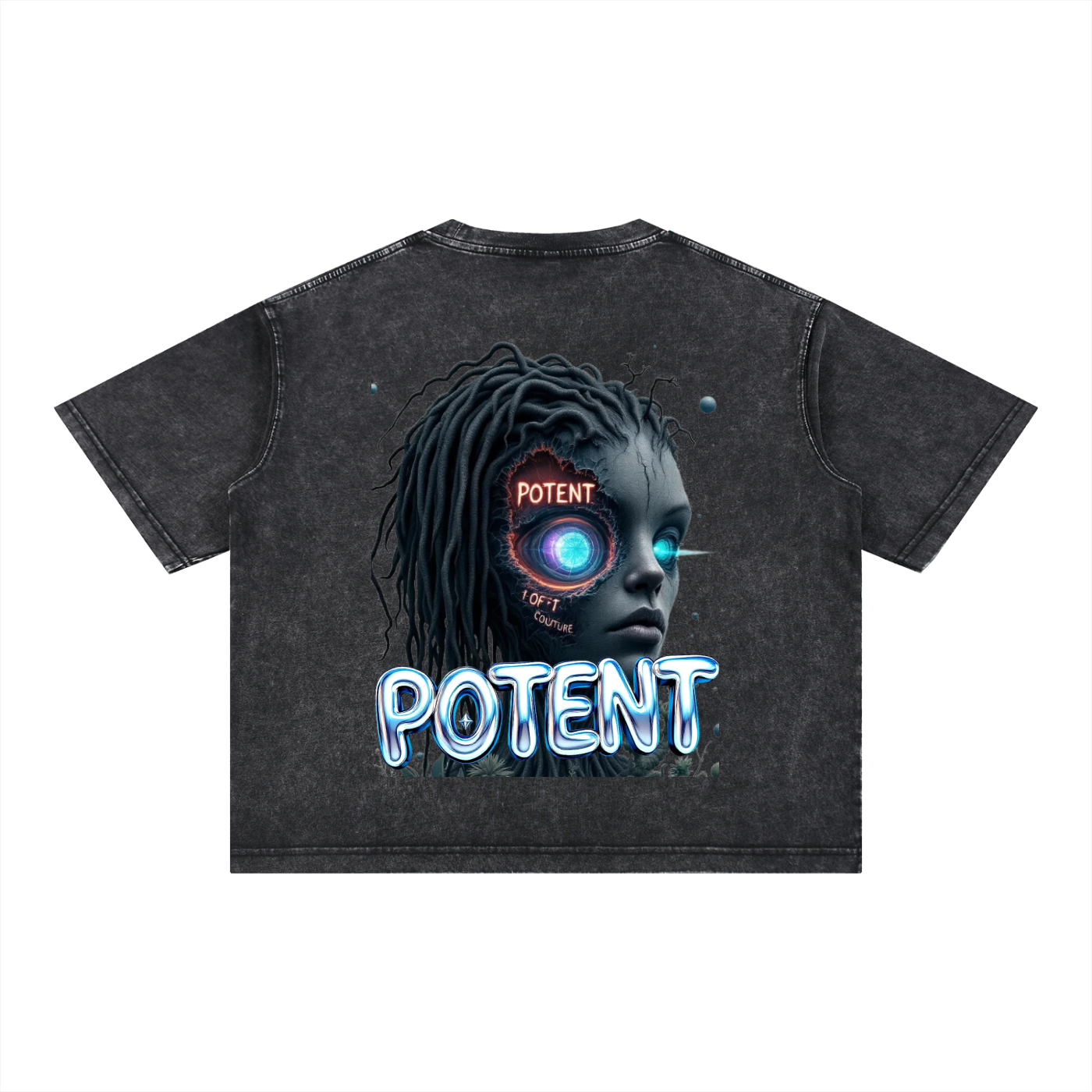 Mineral Wash Boxy Cotton T-Shirt